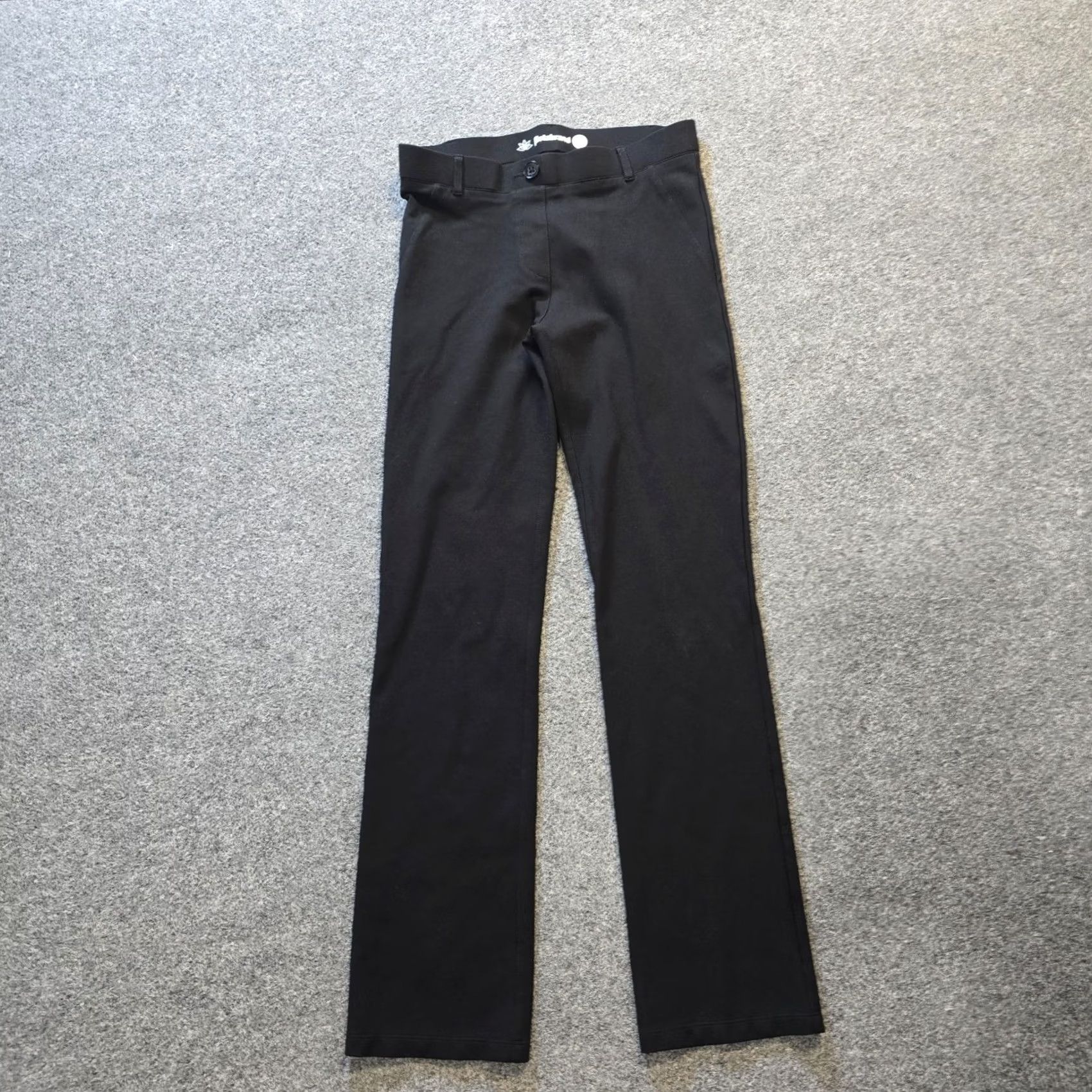 Vintage Betabrand Pants Womens Small Petite Black Stretch Straight Career Casual Capsule Pants Regular Mid Rise Front Flat Back Black Size 28" / US 6 / IT 42 - 2 Thumbnail