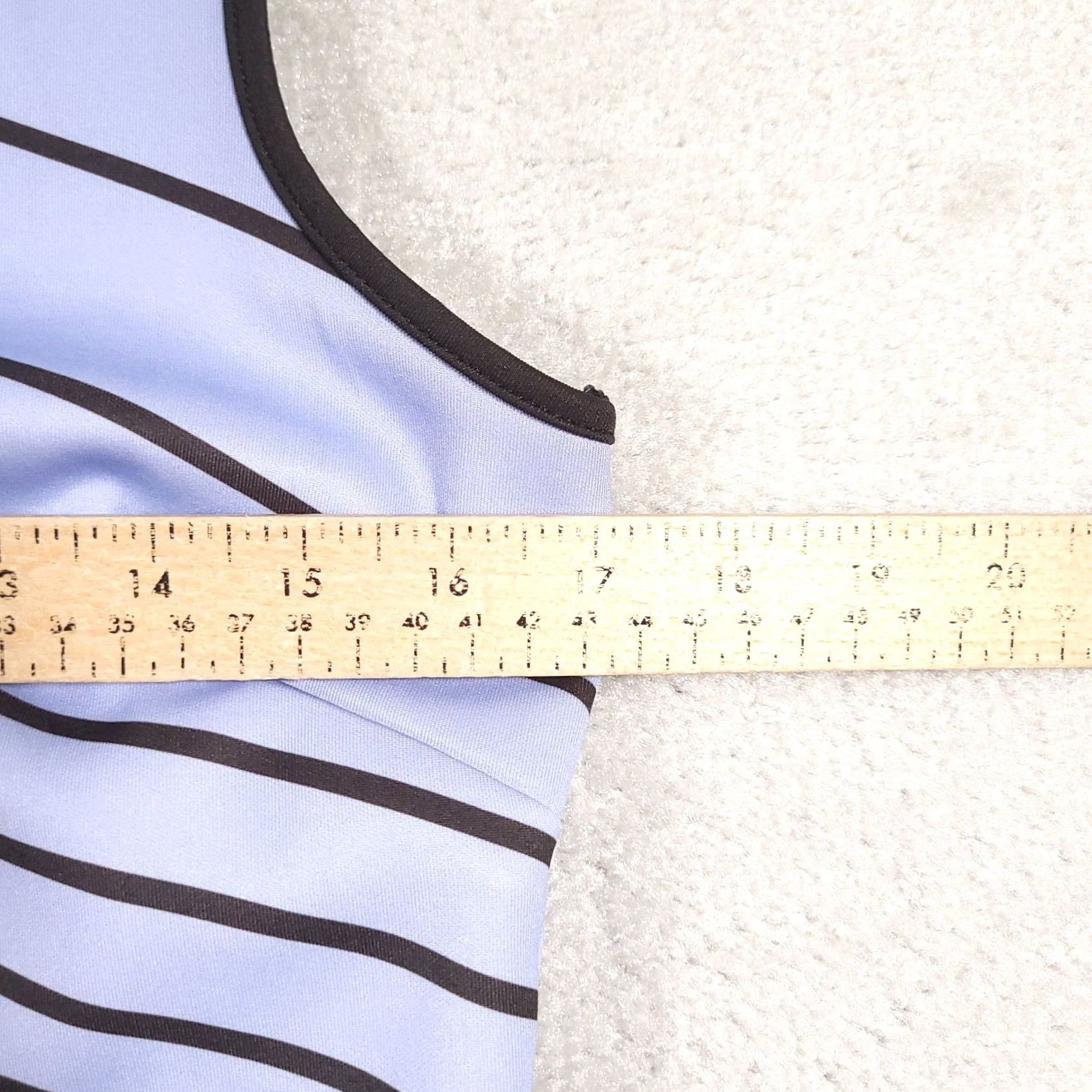 Apt. 9 Apt 9 Womens Sleeveless Jersey Knit Dress Midi Blue Black Size 10 Size L / US 10 / IT 46 - 3 Thumbnail