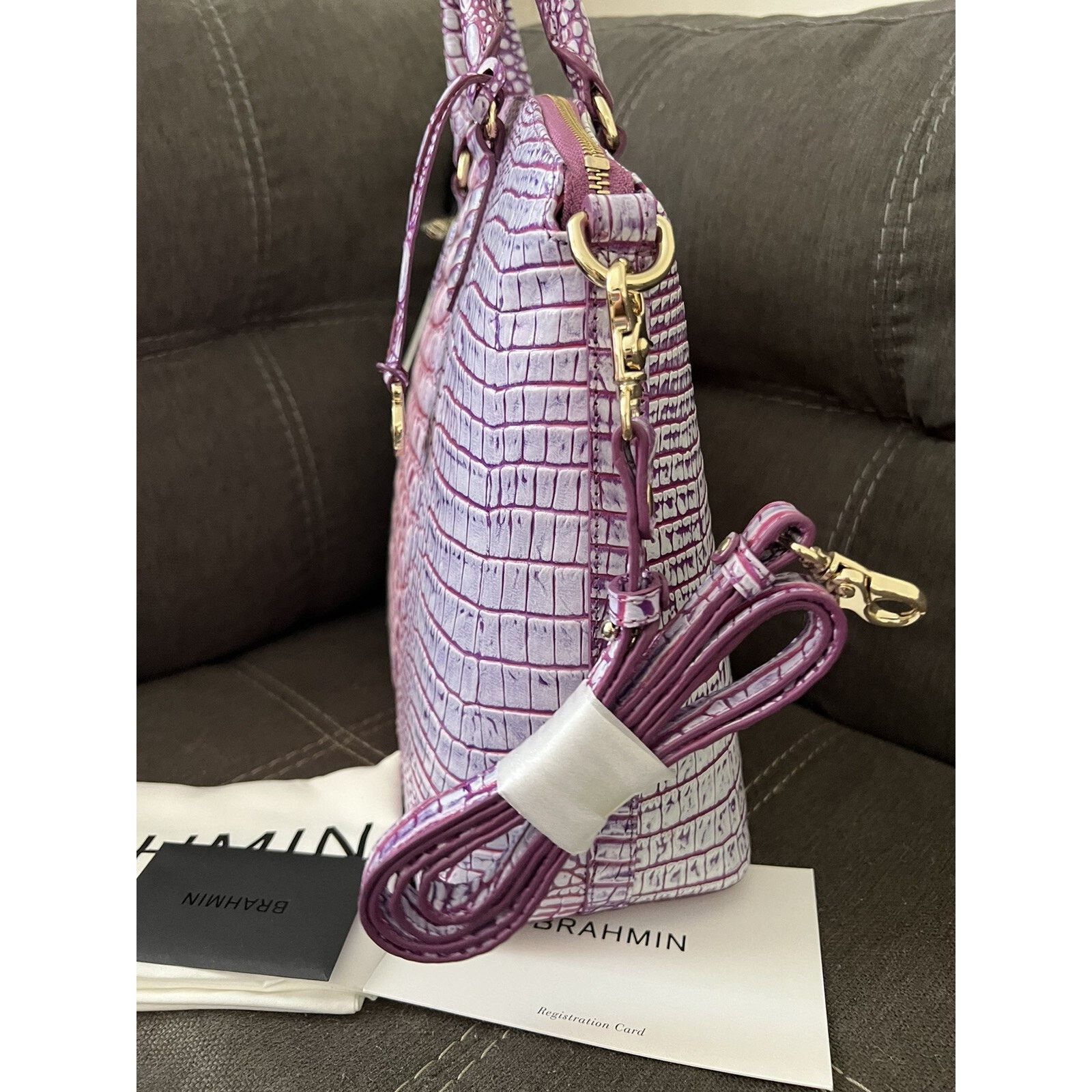 BRAHMIN Brahmin Large Ombre Melbourne Leather Satchel NWT B000508 Size ONE SIZE - 3 Thumbnail