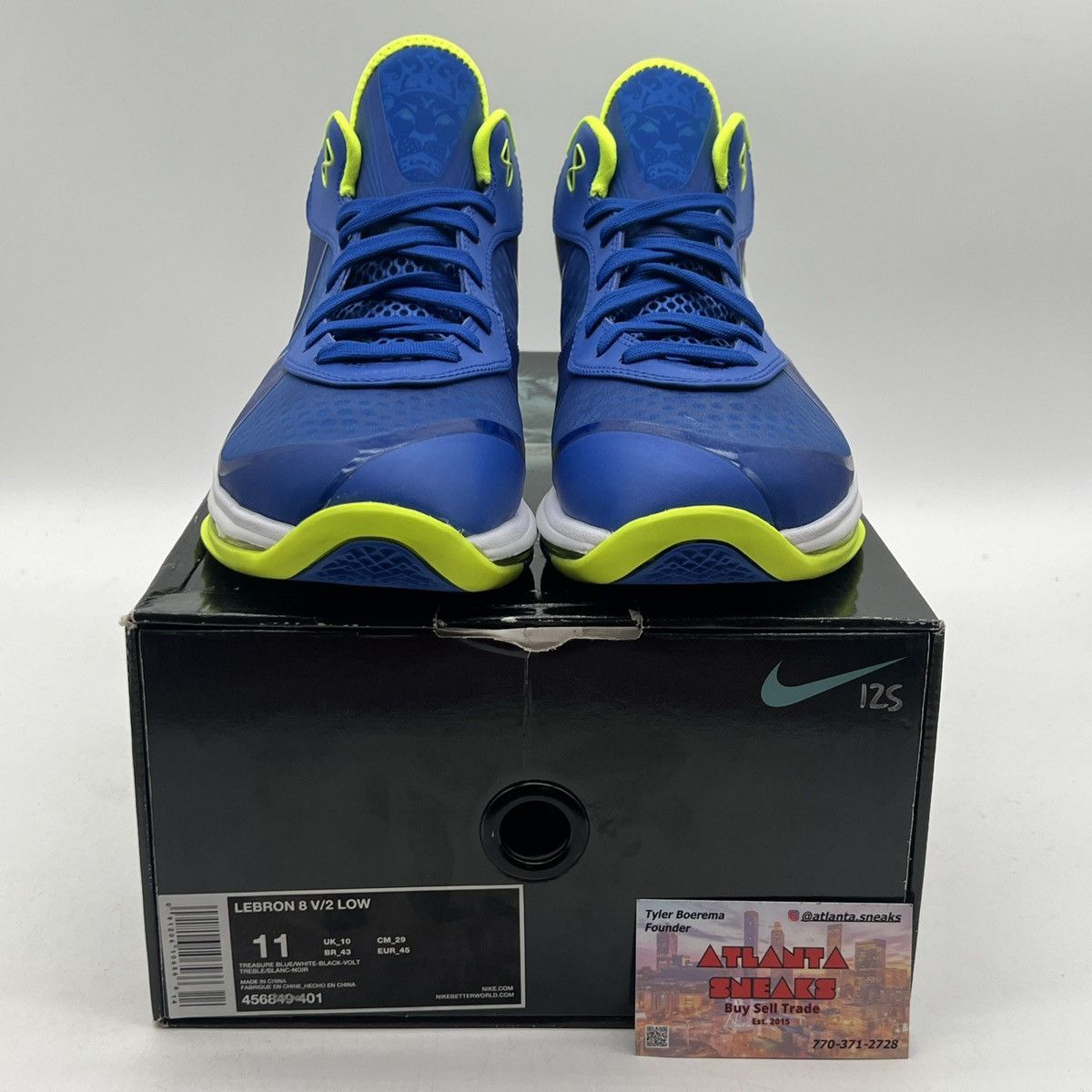 Nike Lebron 8 low sprite Size US 11 / EU 44 - 2 Thumbnail