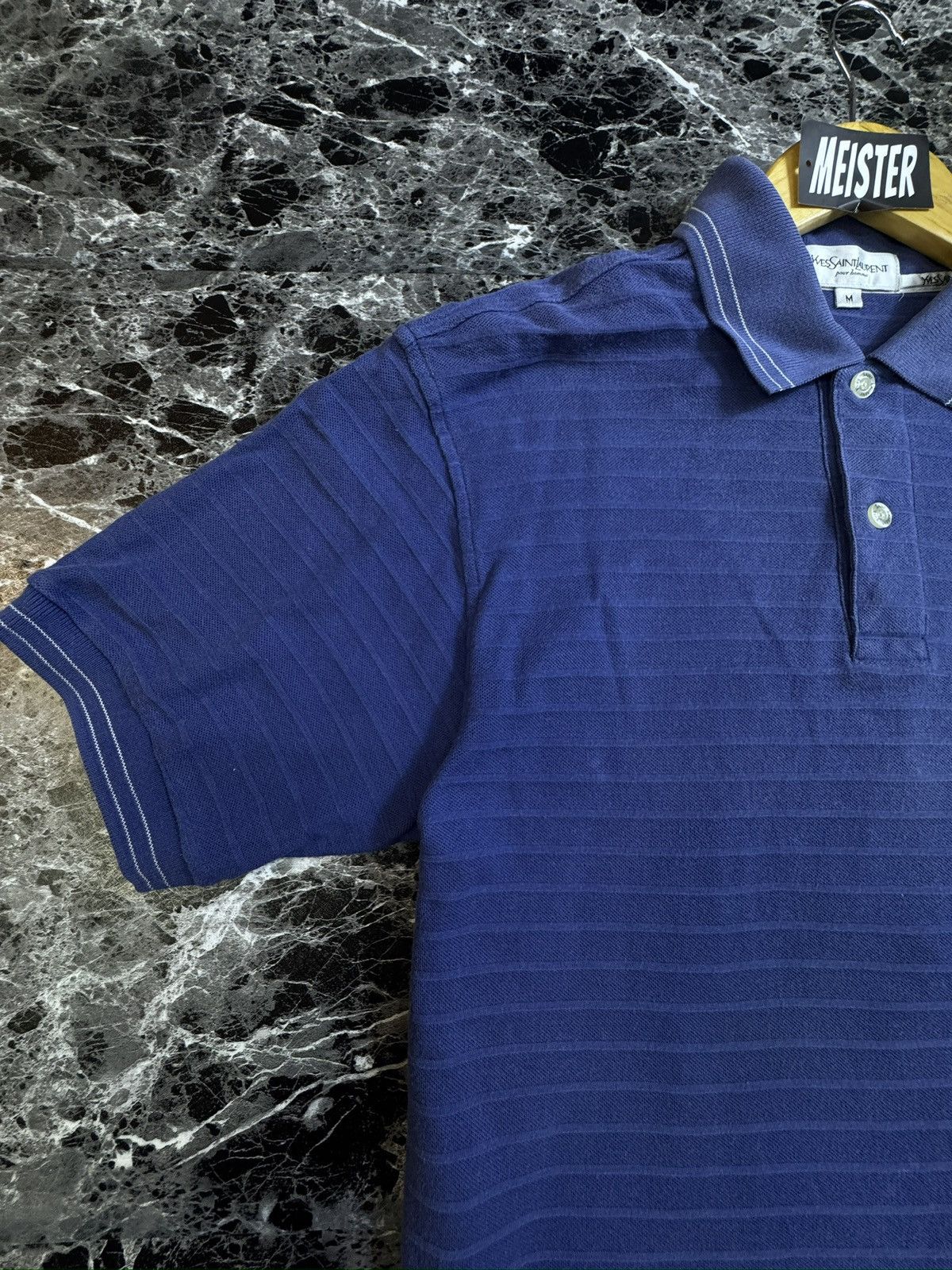 Yves Saint Laurent Vintage Yves Saint Laurent Polo Short Sleeve Size US M / EU 48-50 / 2 - 3 Thumbnail