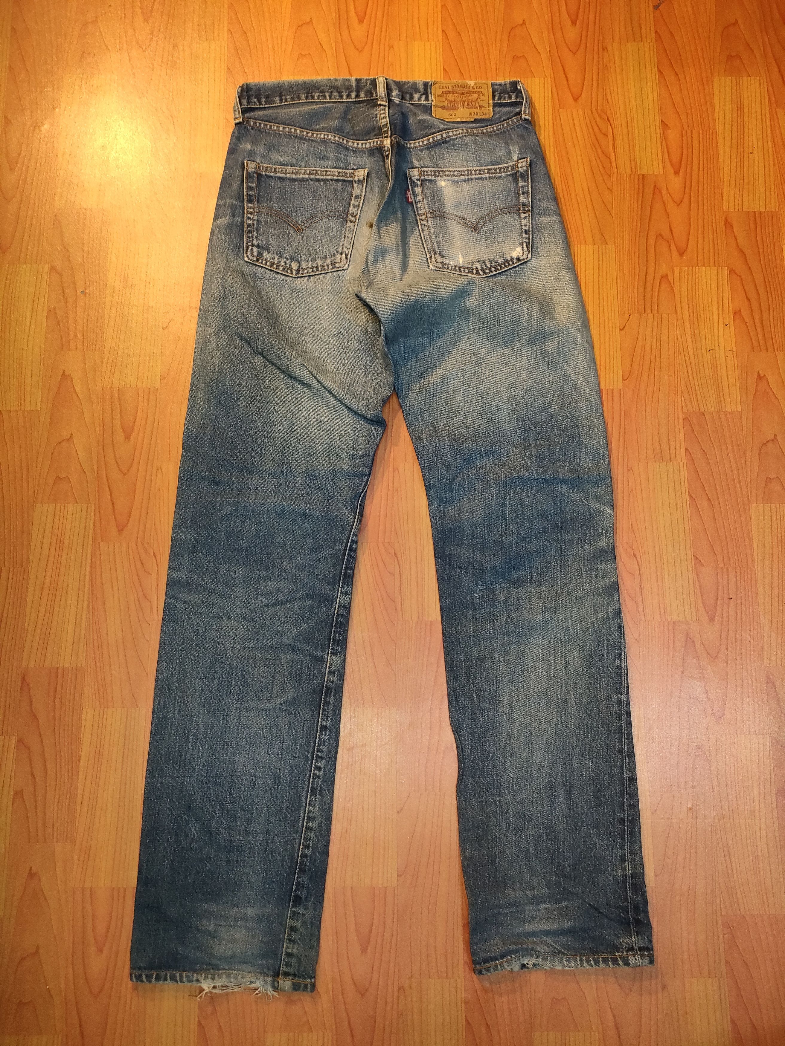 Levi's Vintage Clothing × Vintage Vintage Levi's 502 Selvedge Jeans Size US 30 / EU 46 - 4 Thumbnail