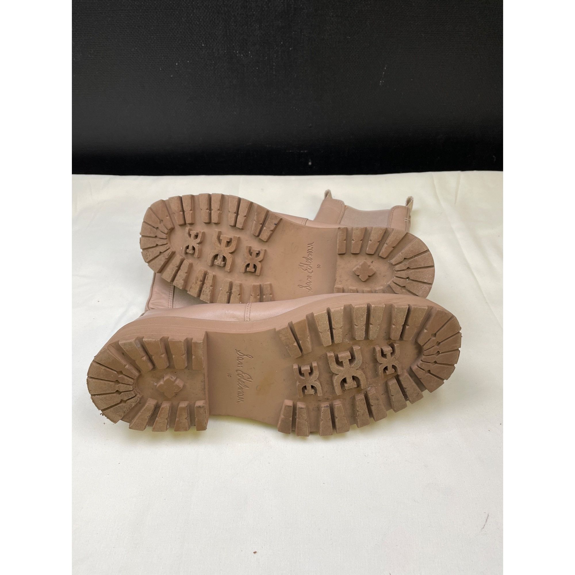 Sam Edelman Sam Edelman Women's Tan Leather Ankle Boots Size 10 SKU 5736 Size US 10 / IT 40 - 6 Thumbnail