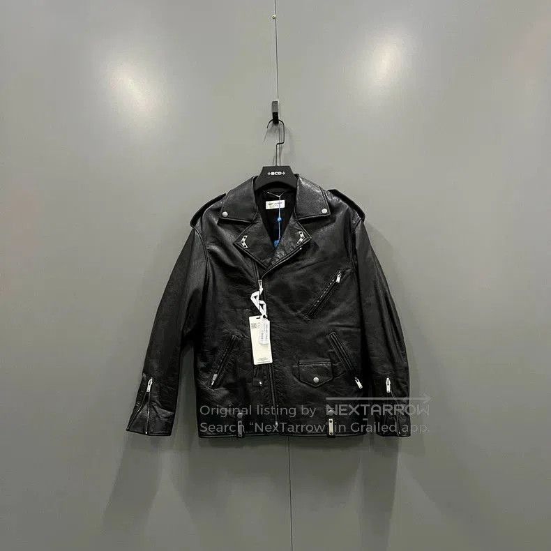 Saint Laurent Paris Saint Laurent Multi-Zip Leather Moto Jacket Size US S / EU 44-46 / 1 - 1 Thumbnail