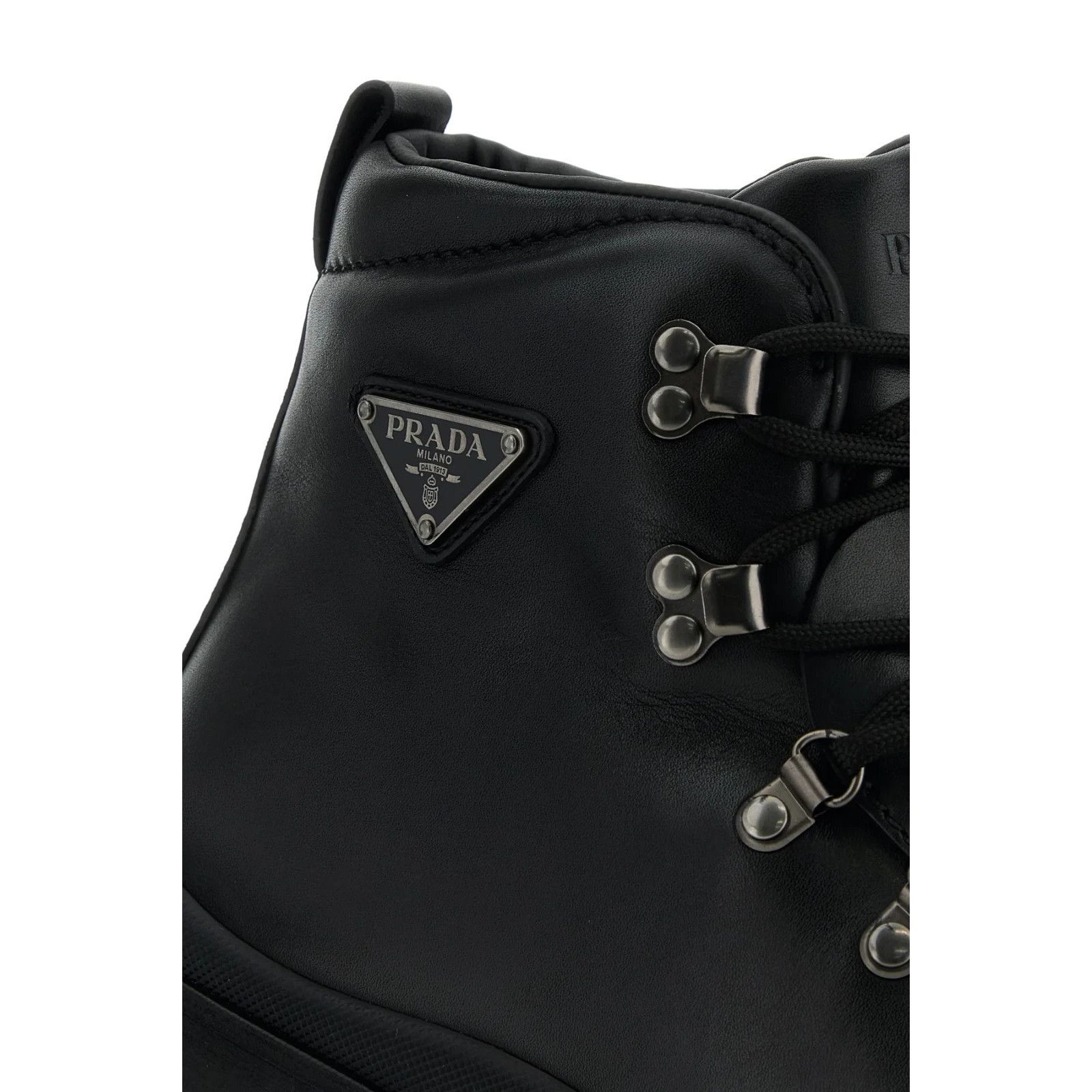 Prada PRADA Black Leather Ankle Boots New And Authentic (Men's siz Size US 12 / EU 45 - 4 Thumbnail