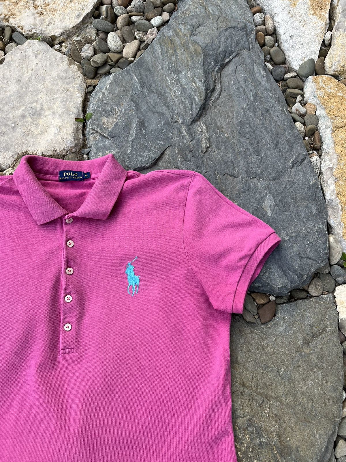 Polo Ralph Lauren × Ralph Lauren Polo Ralph Lauren big pony logo y2k tee slim Chief Keef Size XL / US 12-14 / IT 48-50 - 3 Thumbnail