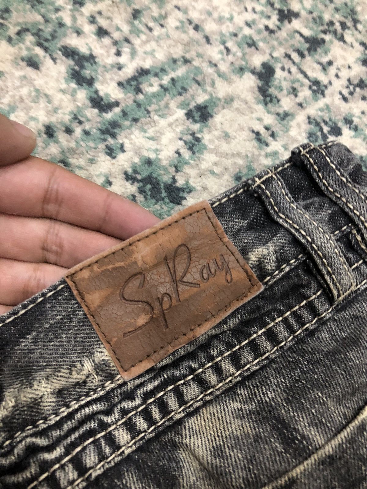 14th Addiction 2000s Japanese Brand SpRay Distressed Flared Denim Size US 29 - 13 Thumbnail