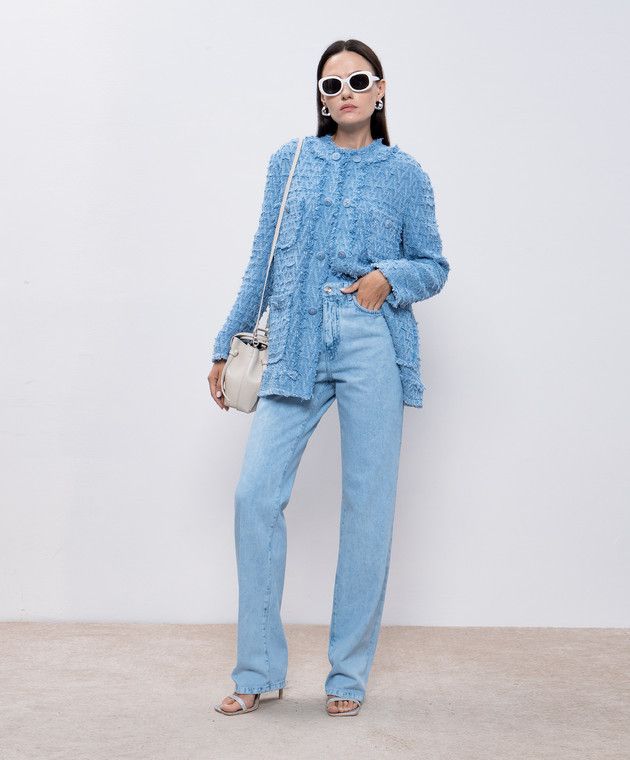 Dolce & Gabbana o1y0825 Jacket in Sky Blue Size M / US 6-8 / IT 42-44 - 5 Thumbnail