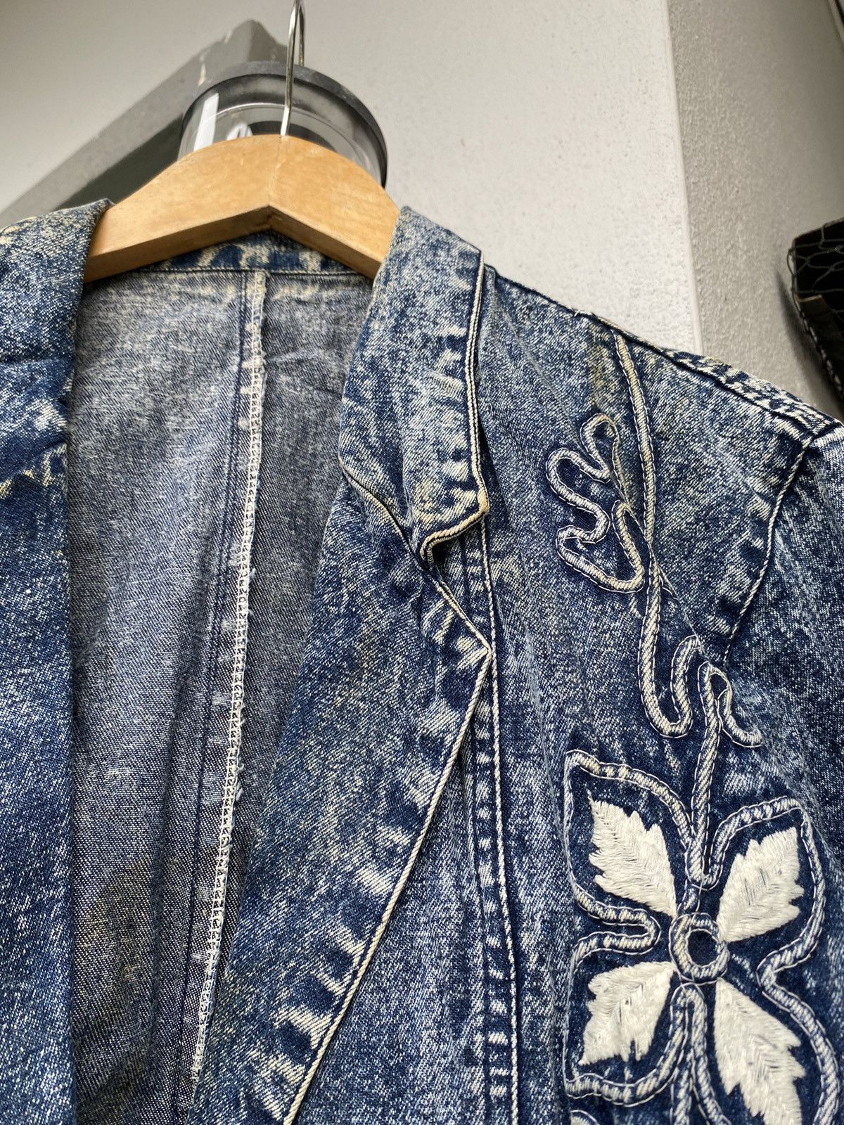 Japanese Brand × Vintage Japanese Style Denim Cardigan Size US M / EU 48-50 / 2 - 4 Thumbnail