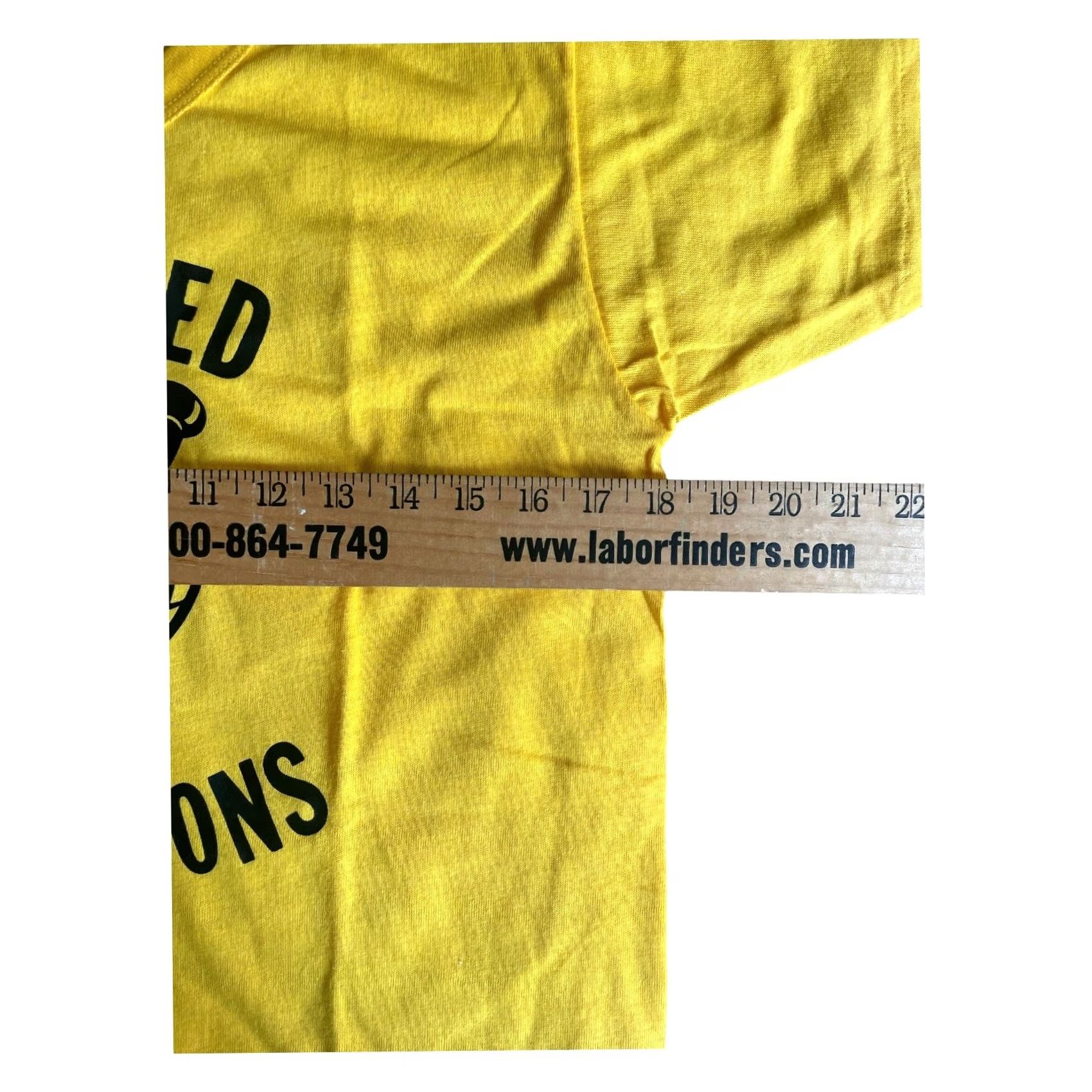 Vintage VTG Single Stitch Shirt Women Yellow Cracked Emulsions 1980s L Large 18in Cotton Blend Graphic Casual Size L / US 10 / IT 46 - 5 Thumbnail