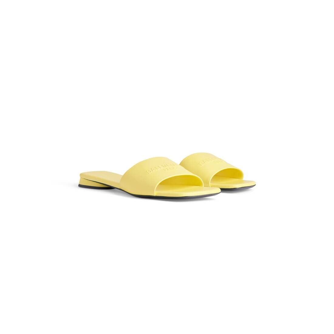 Balenciaga o1la1rc1a0426 Duty Free Flat Sandals in Yellow Size US 9 / IT 39 - 2 Thumbnail