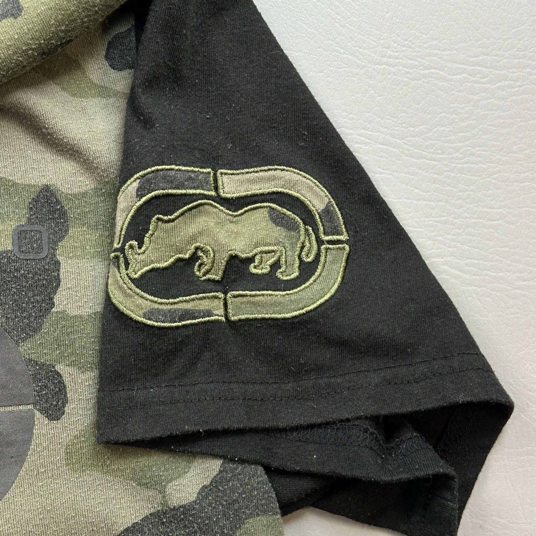 Ecko Unltd. VINTAGE Ecko Unltd Shirt Mens 2XL Black Camo Rhino Logo Hip Hop Skate Punk Y2K Size US XXL / EU 58 / 5 - 3 Thumbnail