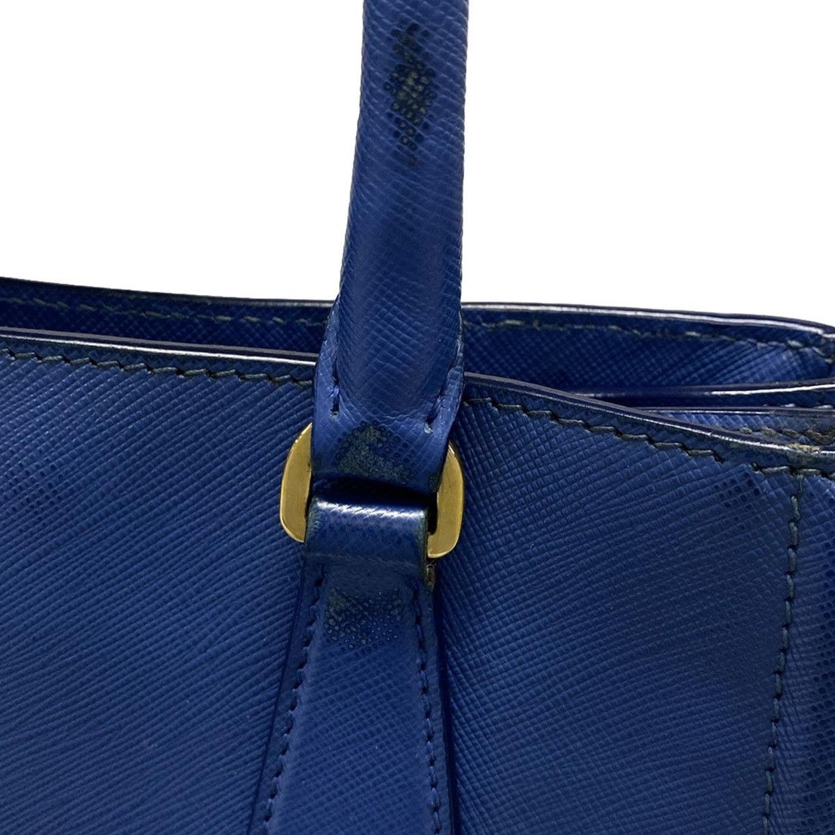 Prada PRADA Triangle Logo Tote Bag BN2608 Saffiano Lux (Leather) Size ONE SIZE - 16 Thumbnail