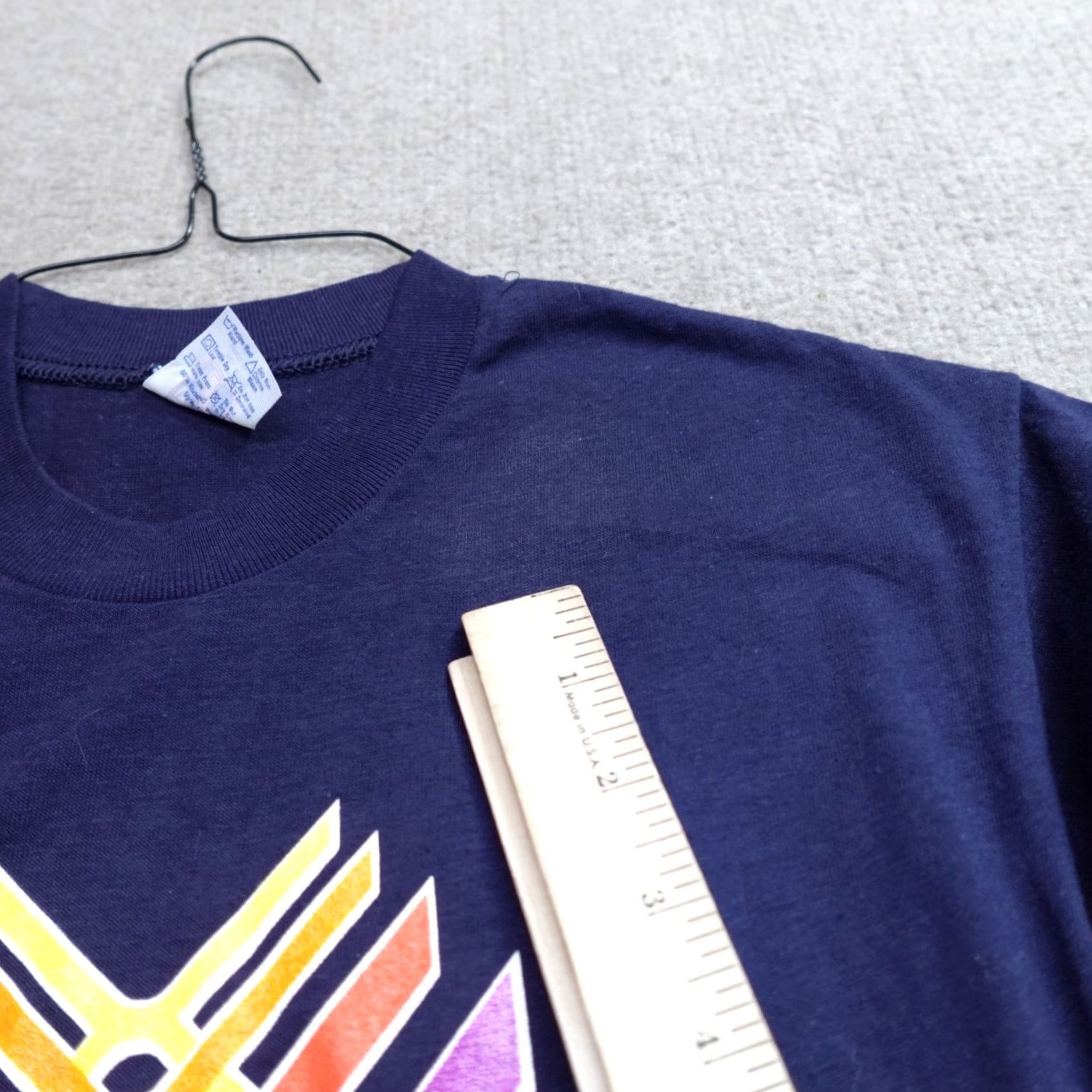 Vintage VINTAGE Pan American Games Shirt S Blue Logo 1987 American Vintage Mens Small Cotton Blend Jersey Crew Neck Short Sleeve T-Shirt USA 7 Single Stitch Size US S / EU 44-46 / 1 - 4 Thumbnail