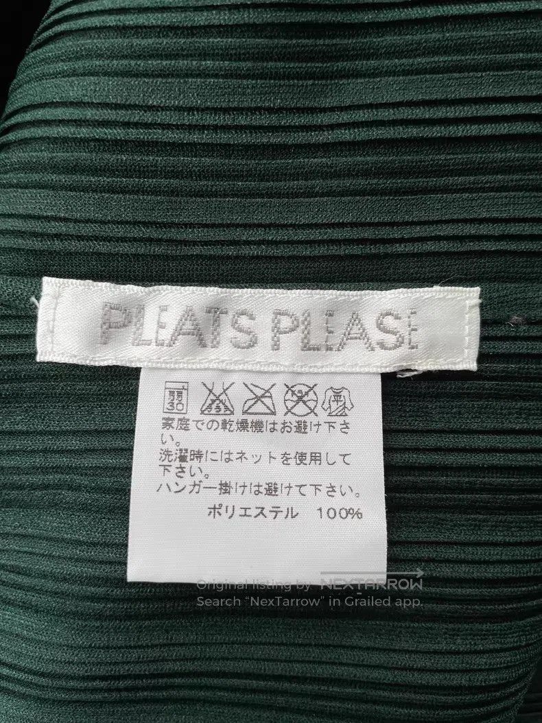 Issey Miyake Issey Miyake Green Top Size L / US 10 / IT 46 - 5 Thumbnail