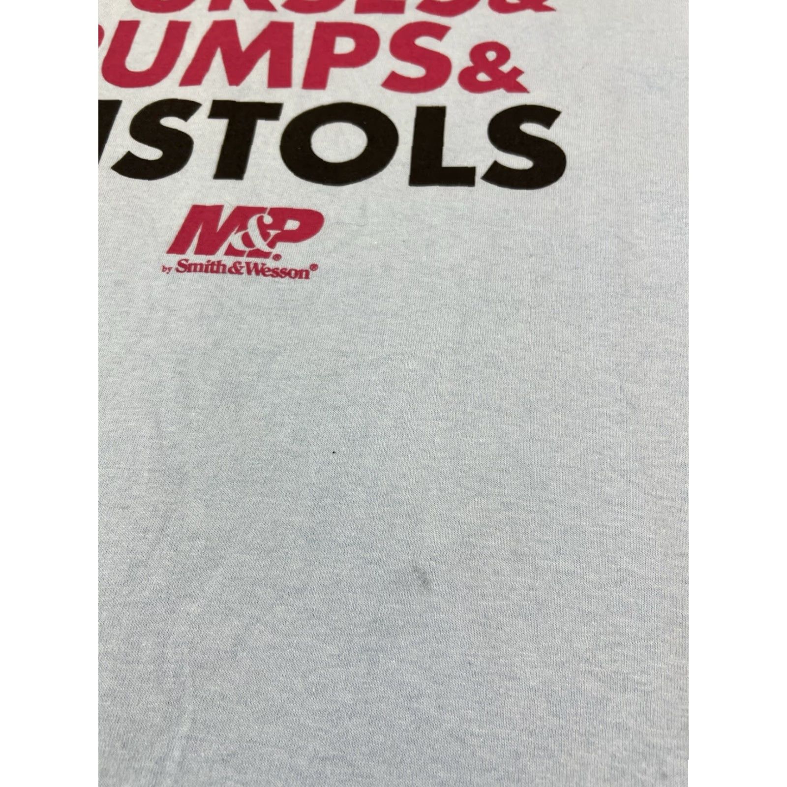 Vintage Smith & Wesson T-Shirt Women XL Blue NWT Purses Pumps Pistols Size XL / US 12-14 / IT 48-50 - 7 Thumbnail