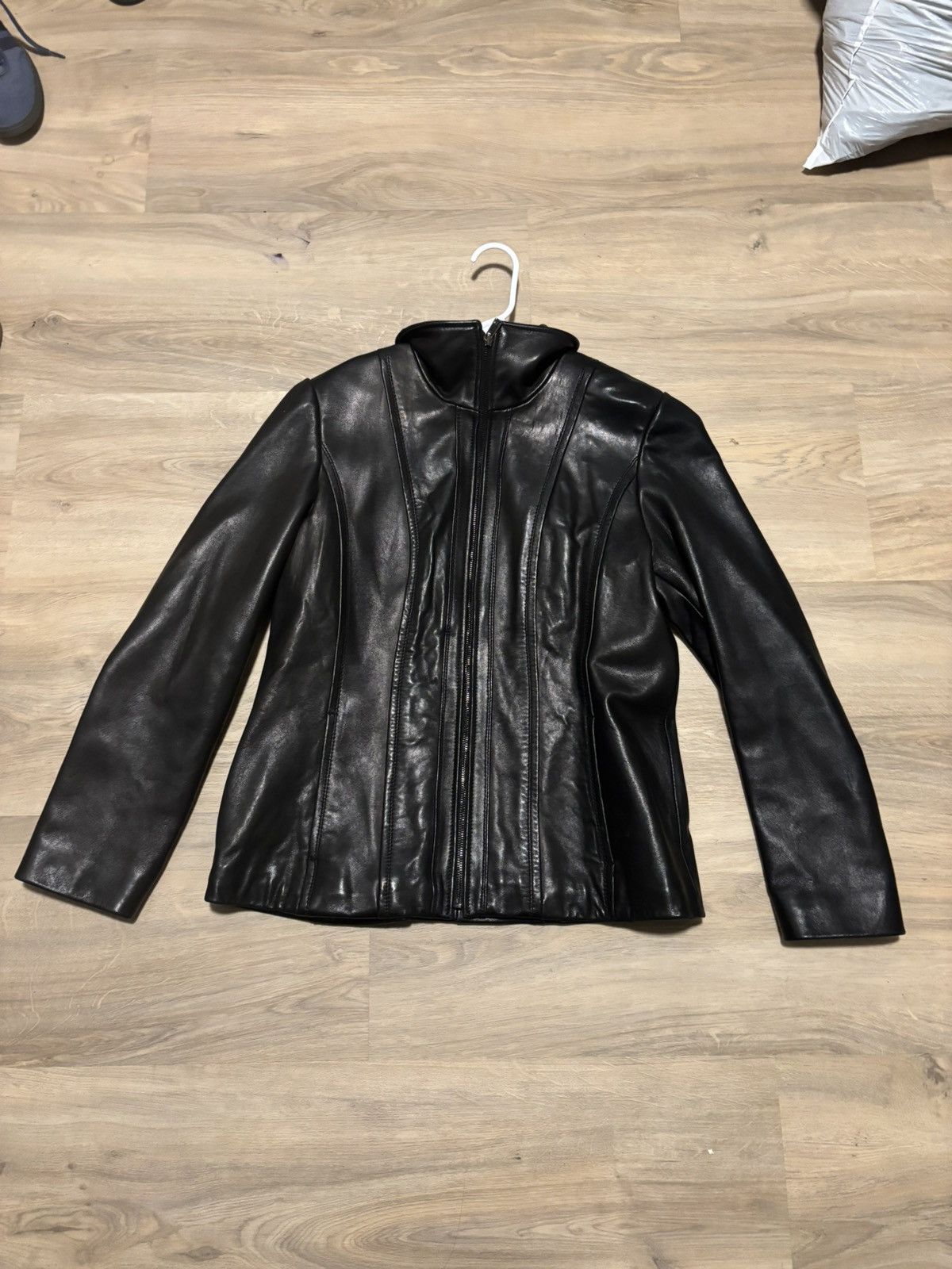 Jones New York Jones New York Leather Jacket L Size L / US 10 / IT 46 - 1 Thumbnail
