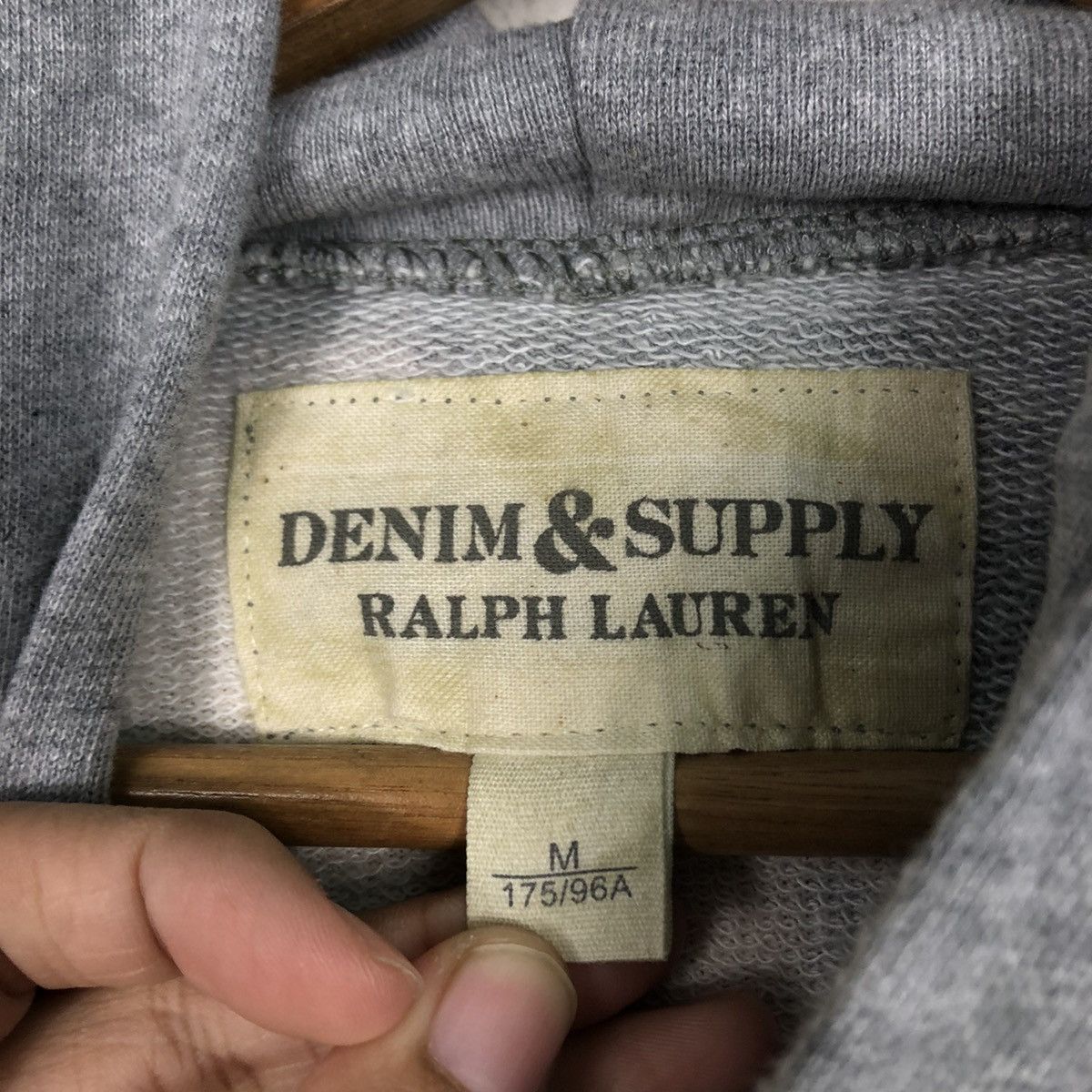 Denim & Supply Ralph Lauren 📌Acid Wash Design Hoodie Pull Over Denim & Supply RL Size US M / EU 48-50 / 2 - 17 Thumbnail