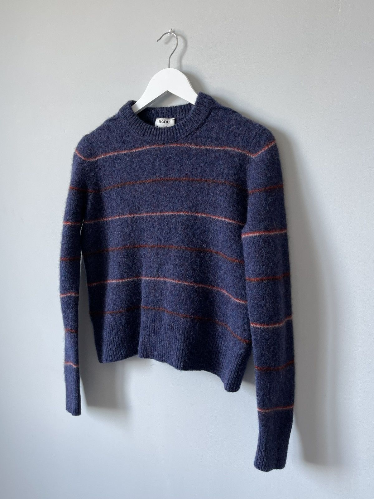 Acne Studios Acne Studios Kai S Striped 100% Wool Sweater Size US S / EU 44-46 / 1 - 3 Thumbnail