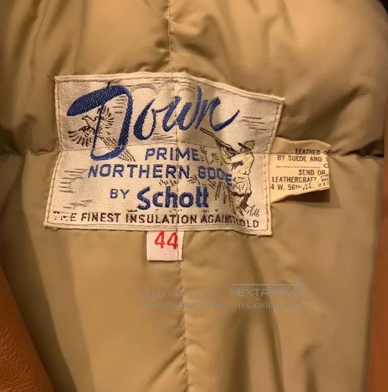 Schott Schott Cowhide down liner hunting outfit, short trench coa Size US L / EU 52-54 / 3 - 3 Thumbnail