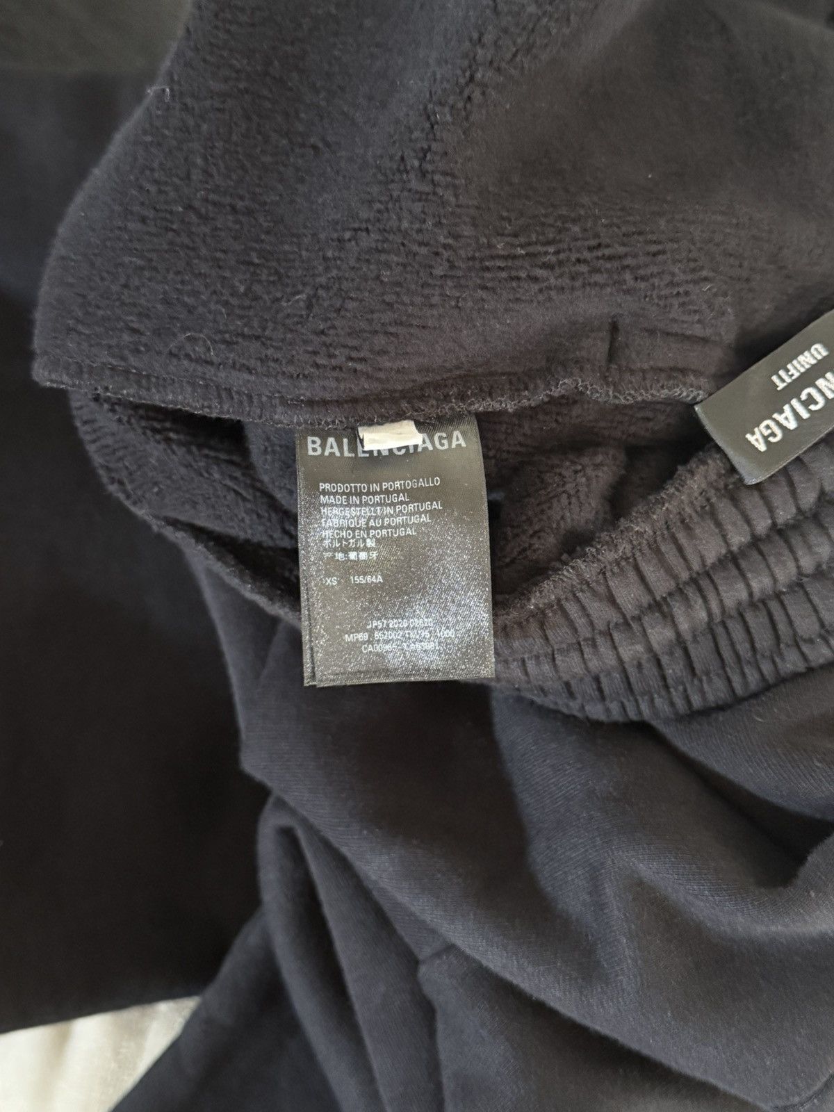 Balenciaga Met Gala Heavy Cotton Sweatpants Black Sz. XS Size US 32 / EU 48 - 6 Thumbnail