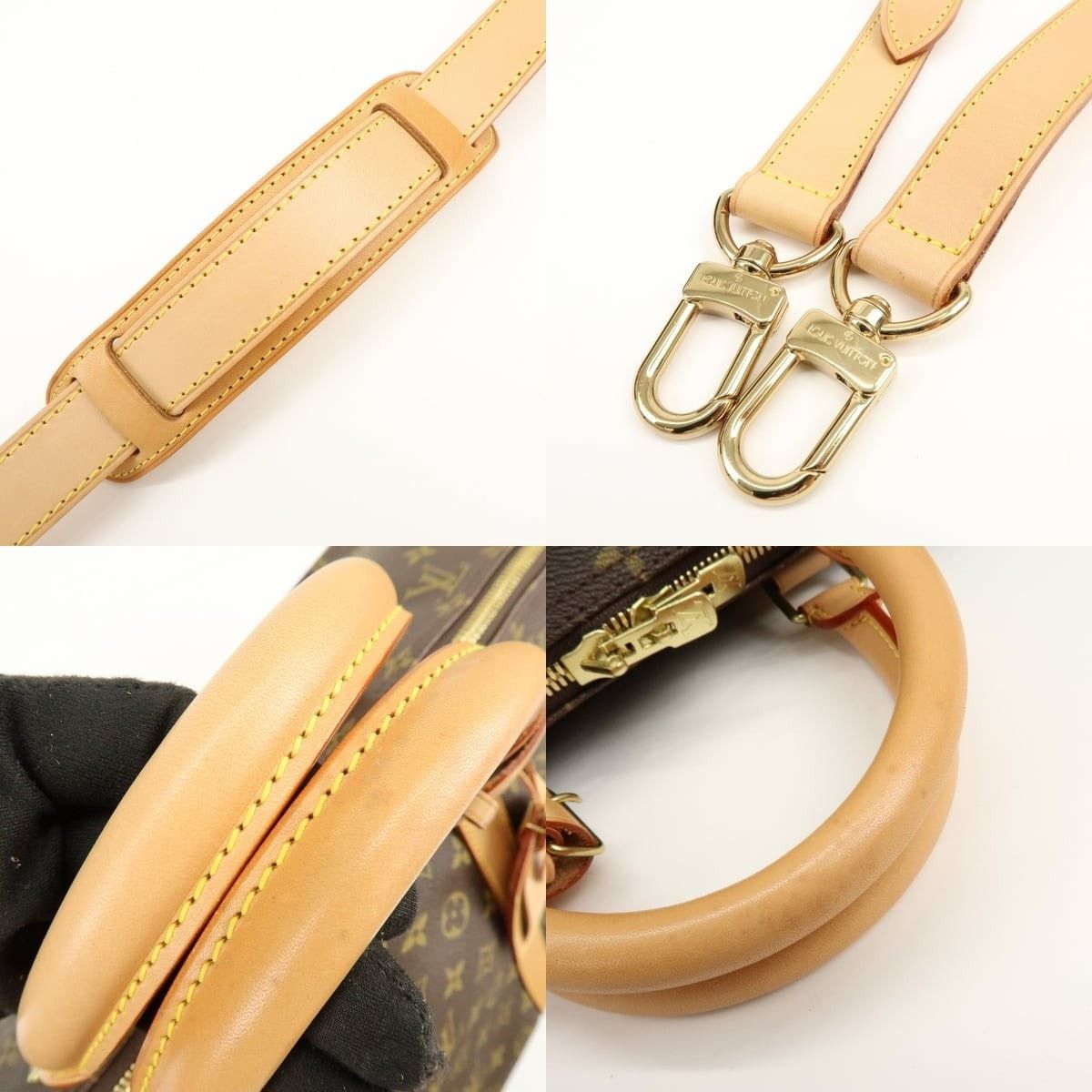 Louis Vuitton Louis Vuitton Monogram Keepall Bandouliere 60 Duffle Bag Size ONE SIZE - 4 Thumbnail