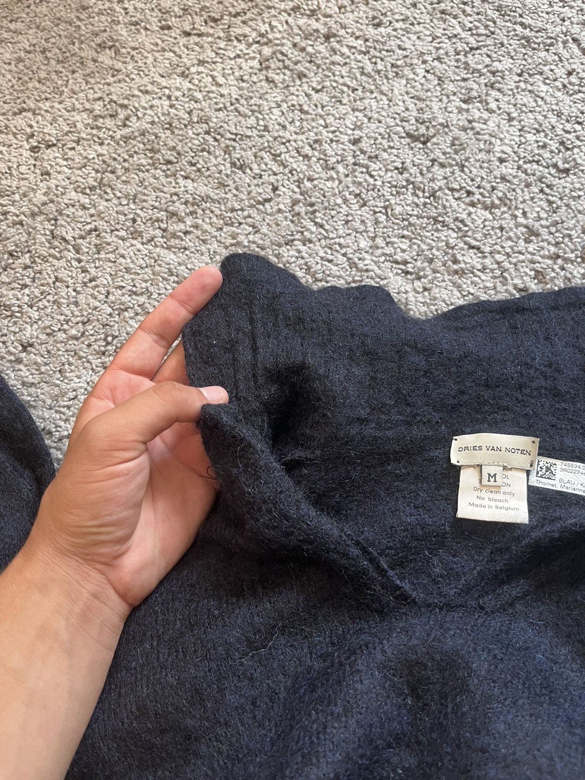 Dries Van Noten 🔥Dries Van Noten Vintage Sweater Mohair woman Size US M / EU 48-50 / 2 - 5 Thumbnail