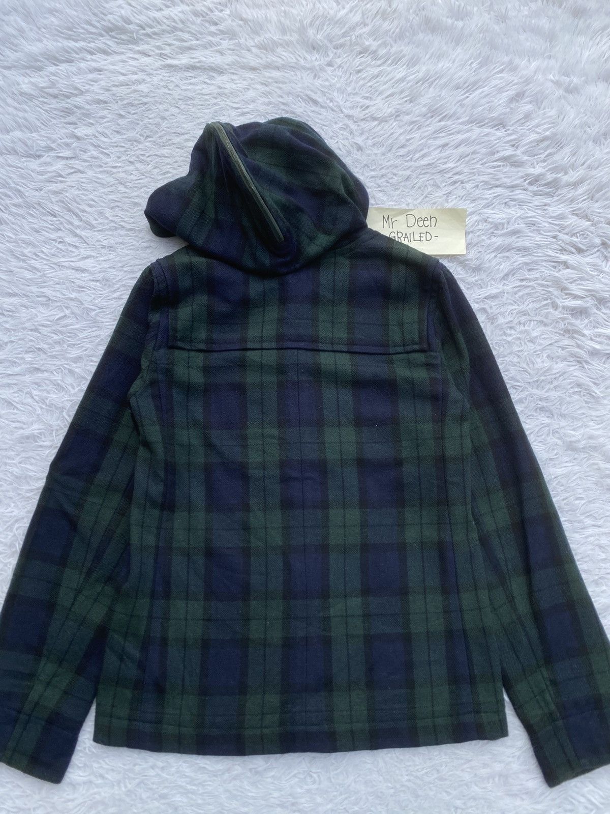 A.P.C. Rare Vintage A.P.C Checkered Wool Hooded Jacket Size US XS / EU 42 / 0 - 21 Thumbnail
