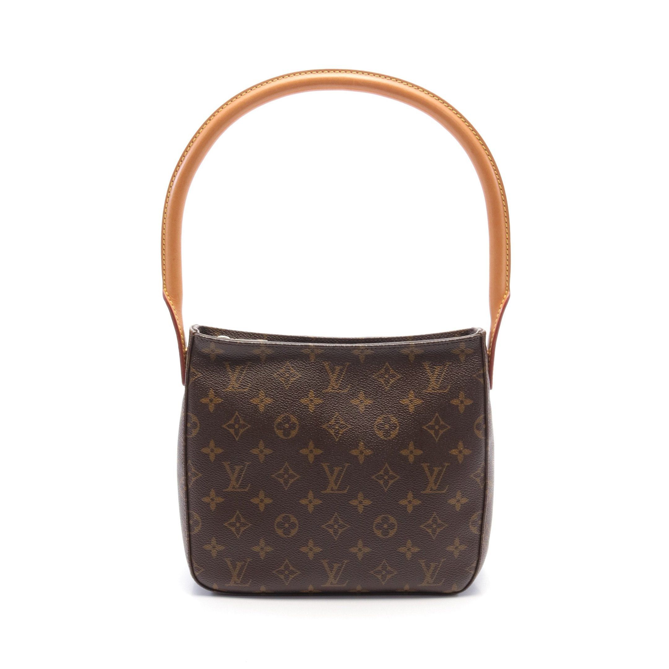 Louis Vuitton Louis Vuitton Looping Mm Monogram Shoulder Bag Leather Brown Size ONE SIZE - 1 Thumbnail