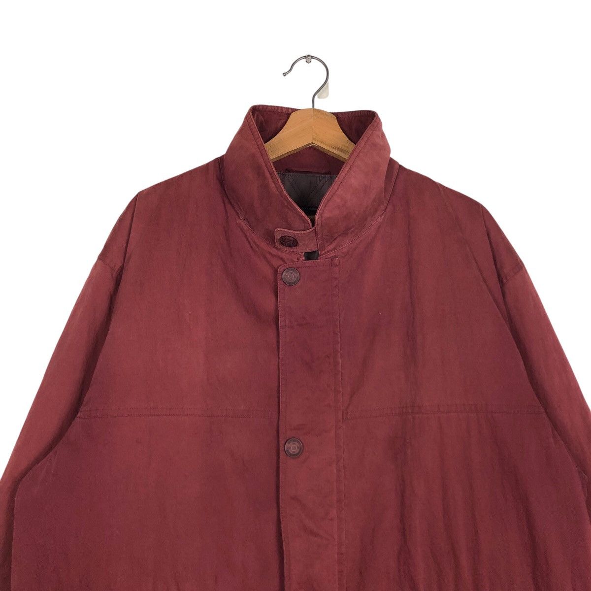 Burberry 📌Vintage Burberrys Button Jacket Biker Style Size US L / EU 52-54 / 3 - 4 Thumbnail