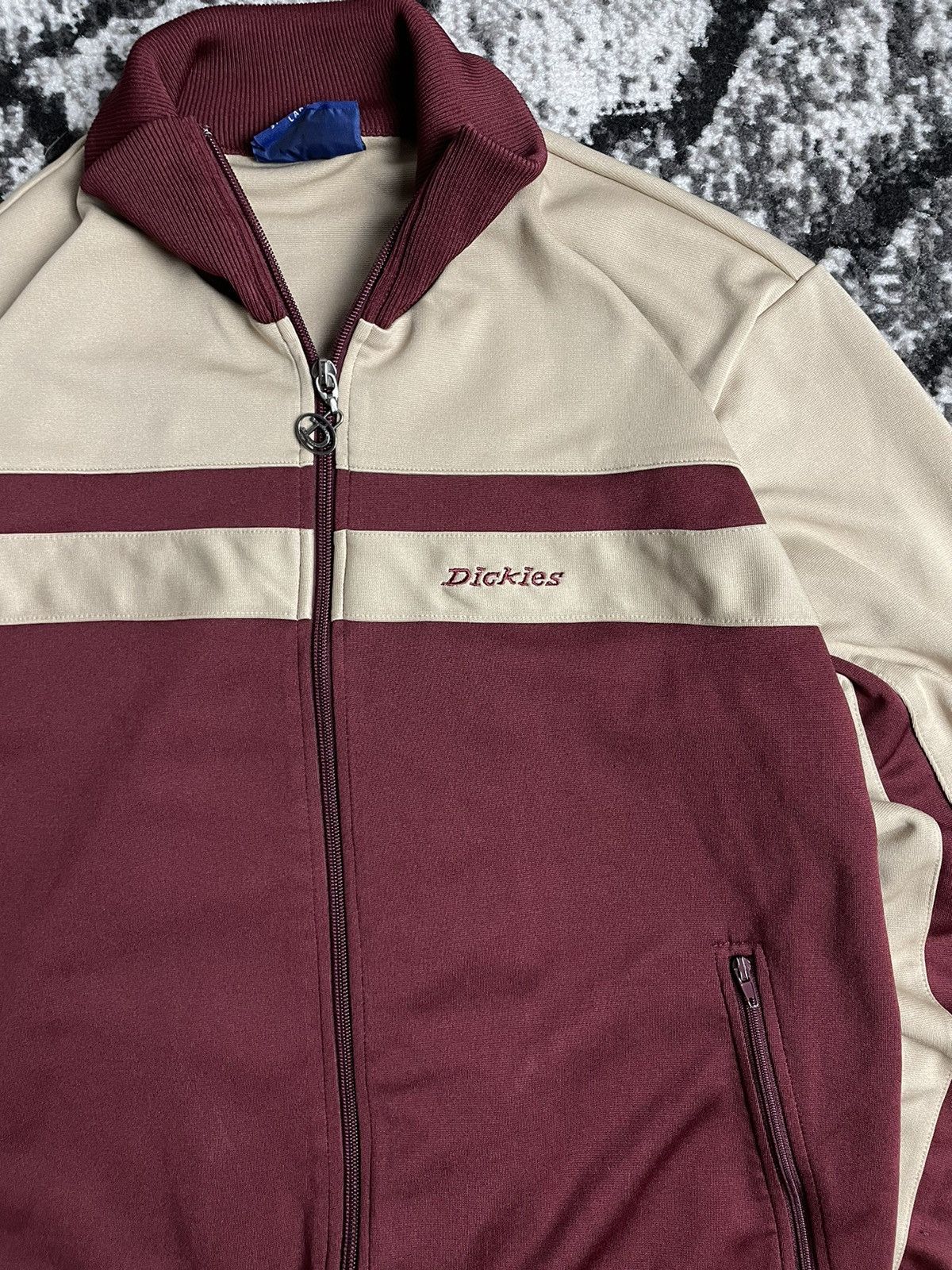 Dickies × Vintage Vintage Dickies Full Zip Rare Sweatshirt Size US L / EU 52-54 / 3 - 3 Thumbnail