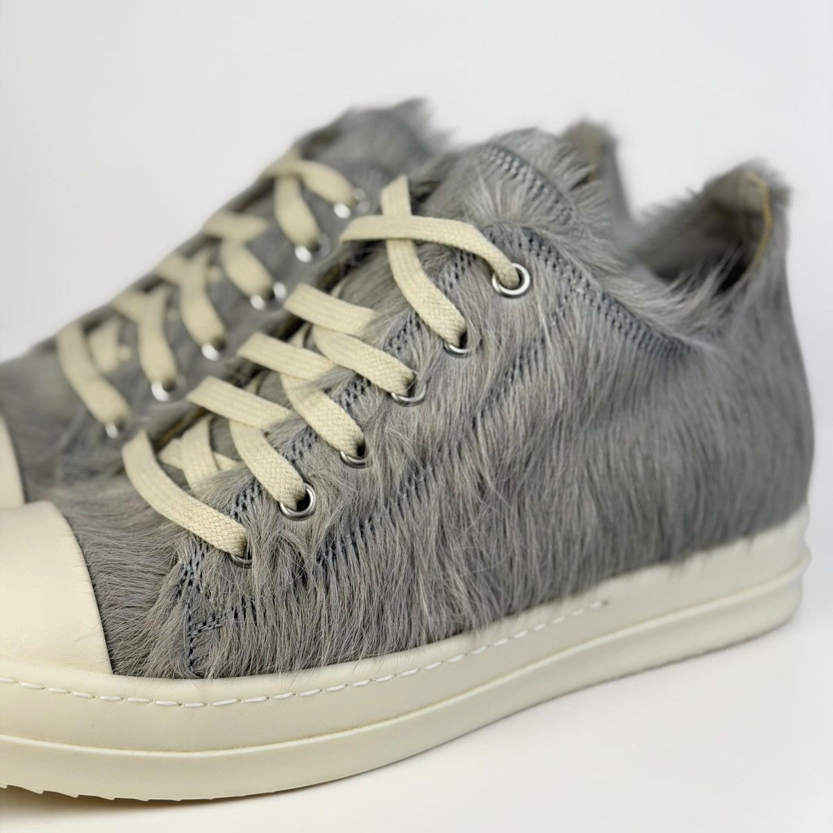 Rick Owens Rick Owens Strobe Fur Ramones Low Size US 7 / IT 37 - 4 Thumbnail