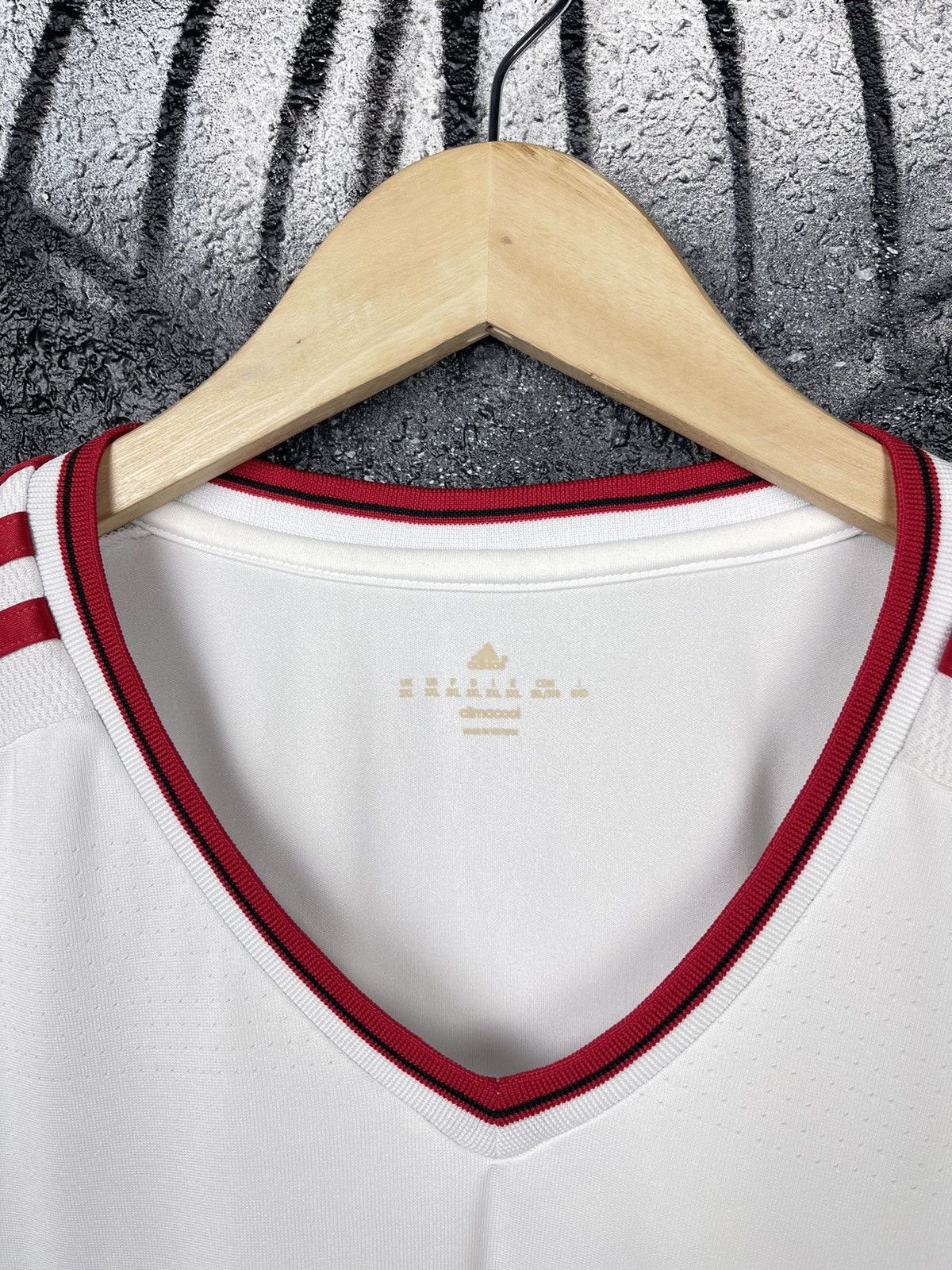 Adidas Adidas Manchester United Football Club White Soccer Jersey T-Shirt Size 3XL Size US XXL / EU 58 / 5 - 4 Thumbnail