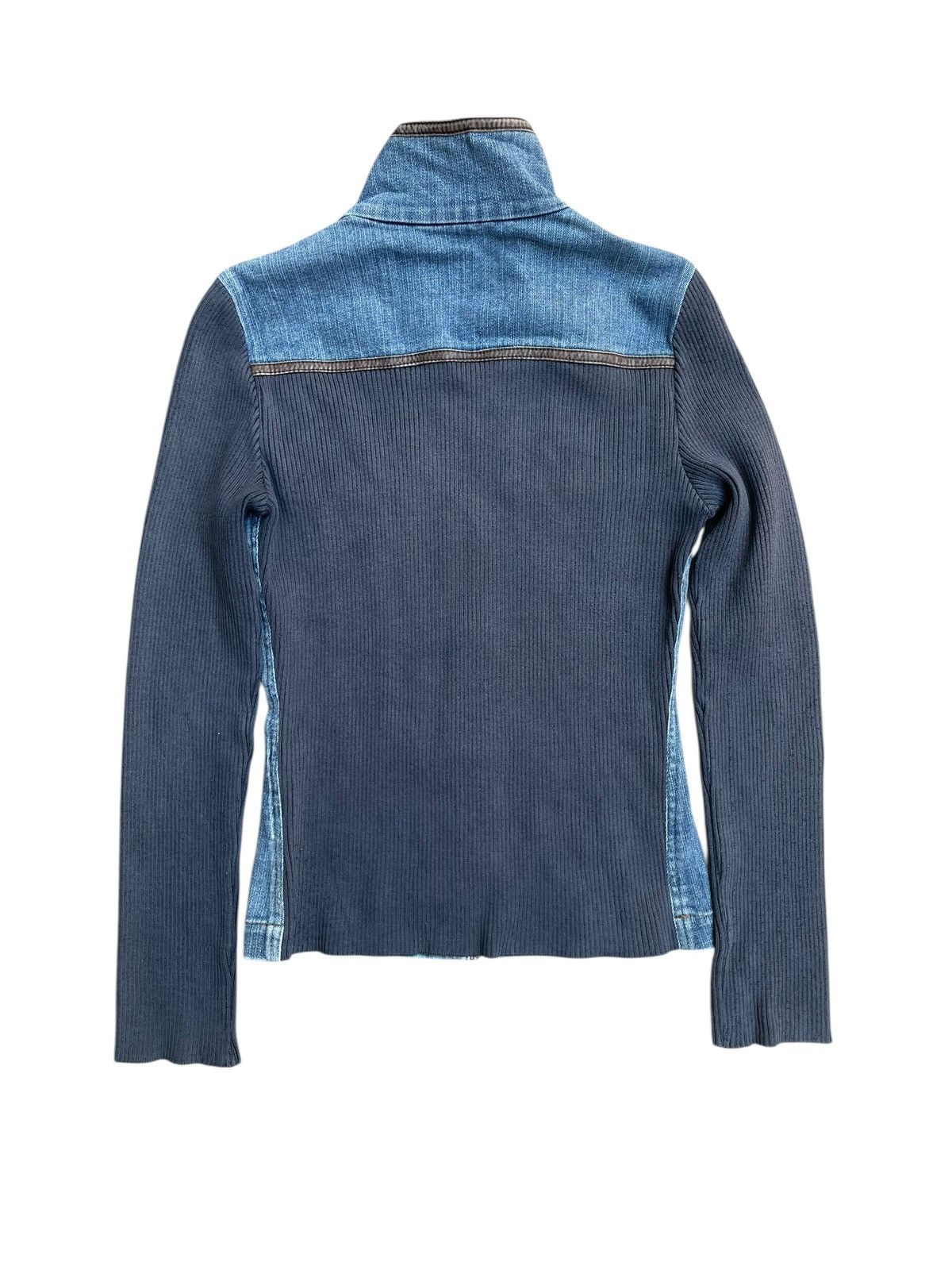 Other 2000s Bosch - Hybrid Denim Knit Jacket Futurist Emo Y2K Size US S / EU 44-46 / 1 - 3 Thumbnail
