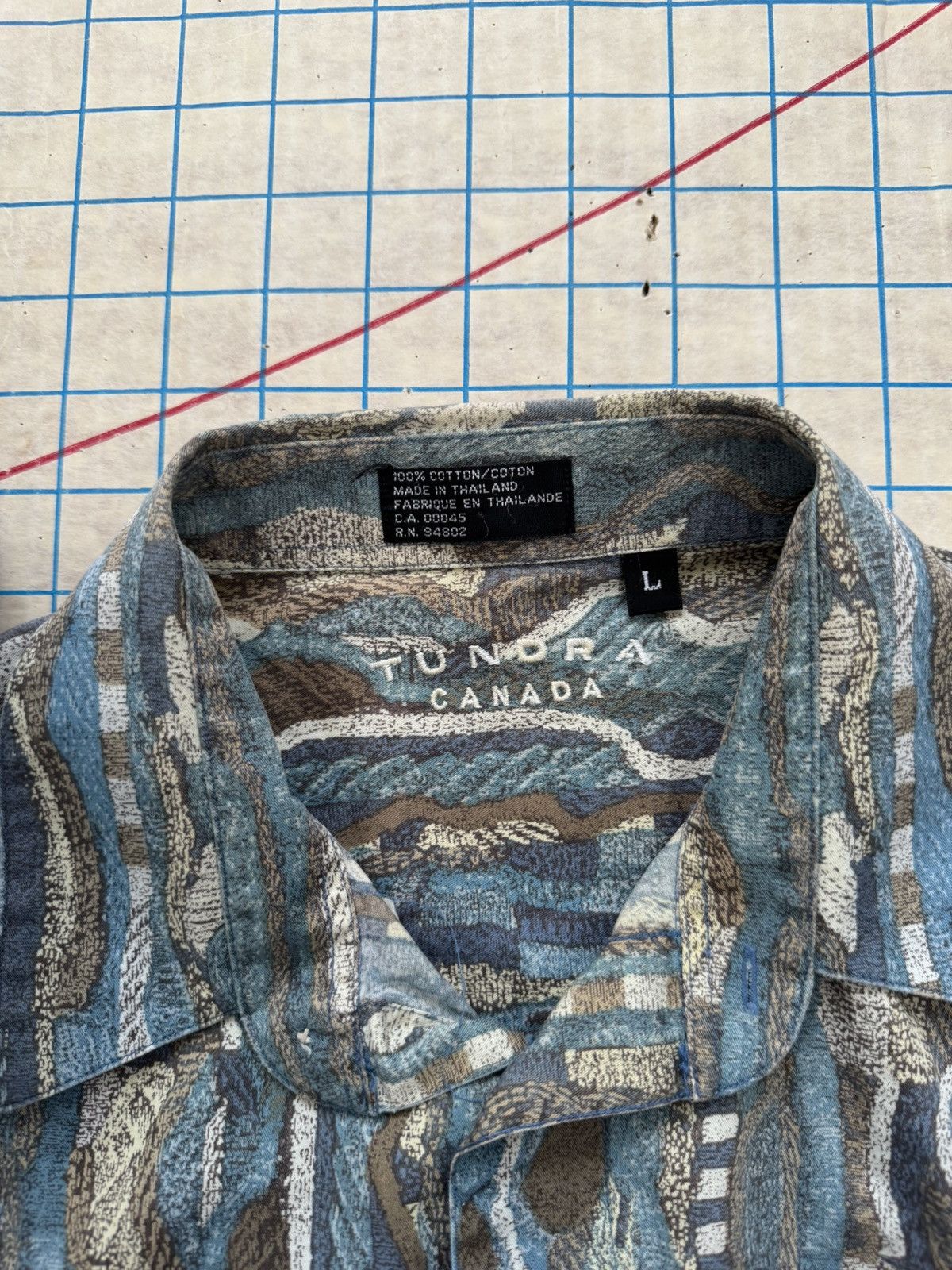 Tundra × Tundra Canada Tundra Canada Colored Cable Knit Style Button Up Shirt Large Size US L / EU 52-54 / 3 - 7 Thumbnail