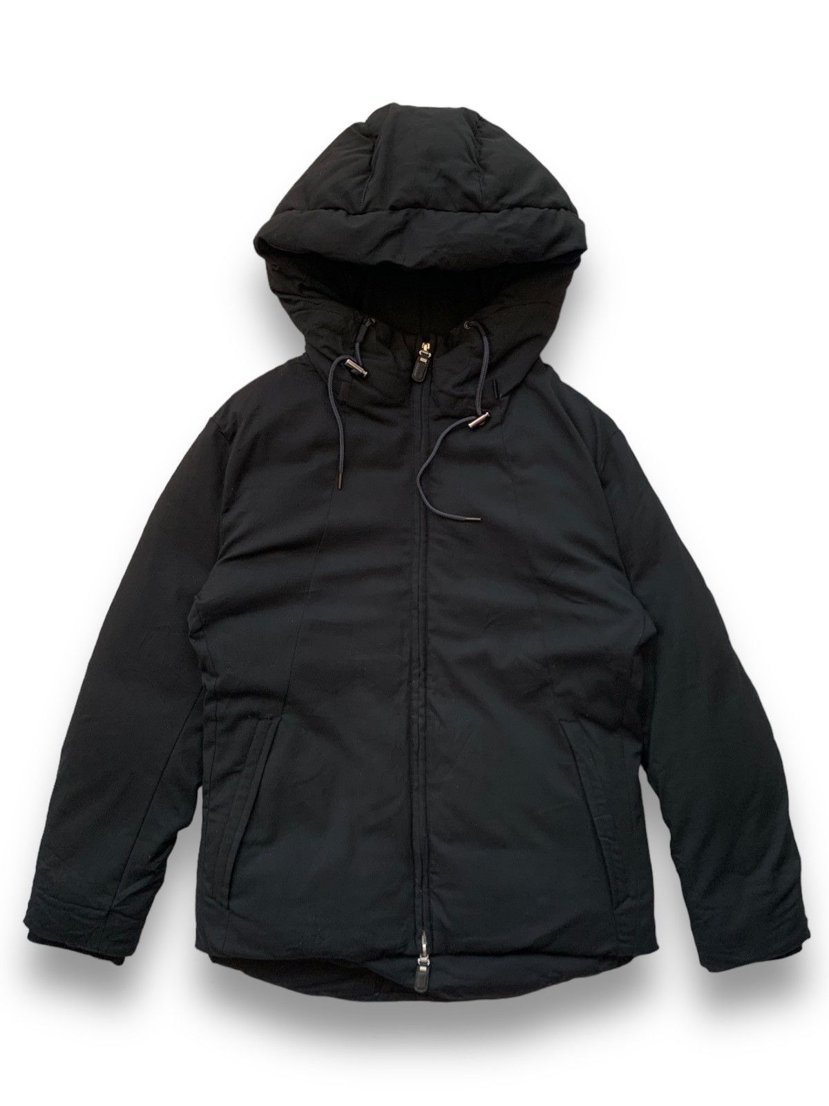 Morgan Homme Japanese Brand Morgan Homme Hooded Puffer Down Jacket Size US S / EU 44-46 / 1 - 1 Thumbnail
