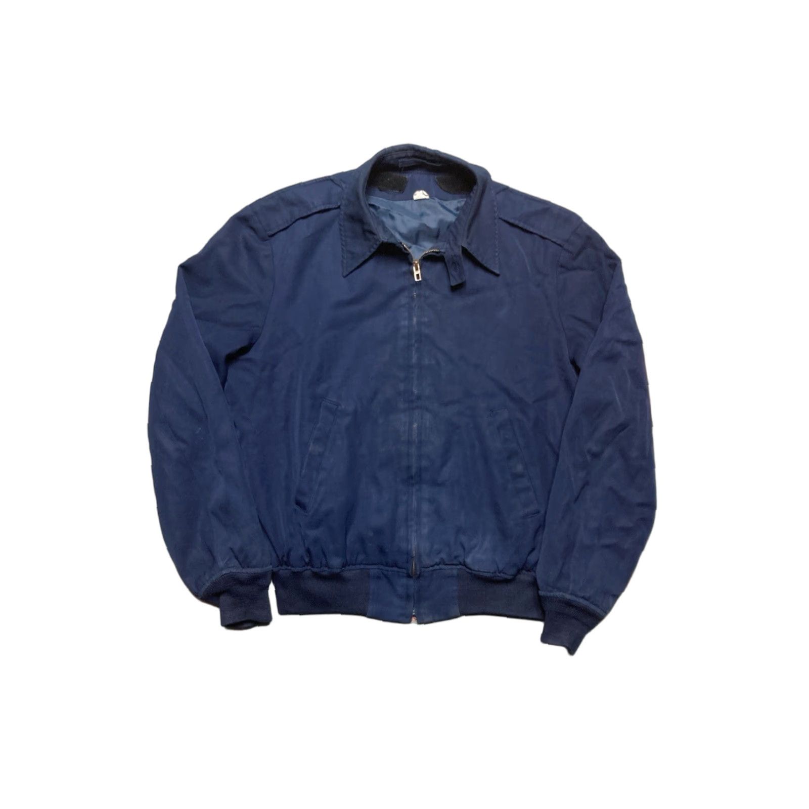 VINTAGE USAF Air Force patriot work jacket lightweight bomber windbreaker Large Blue Patriot Men's Jacket L