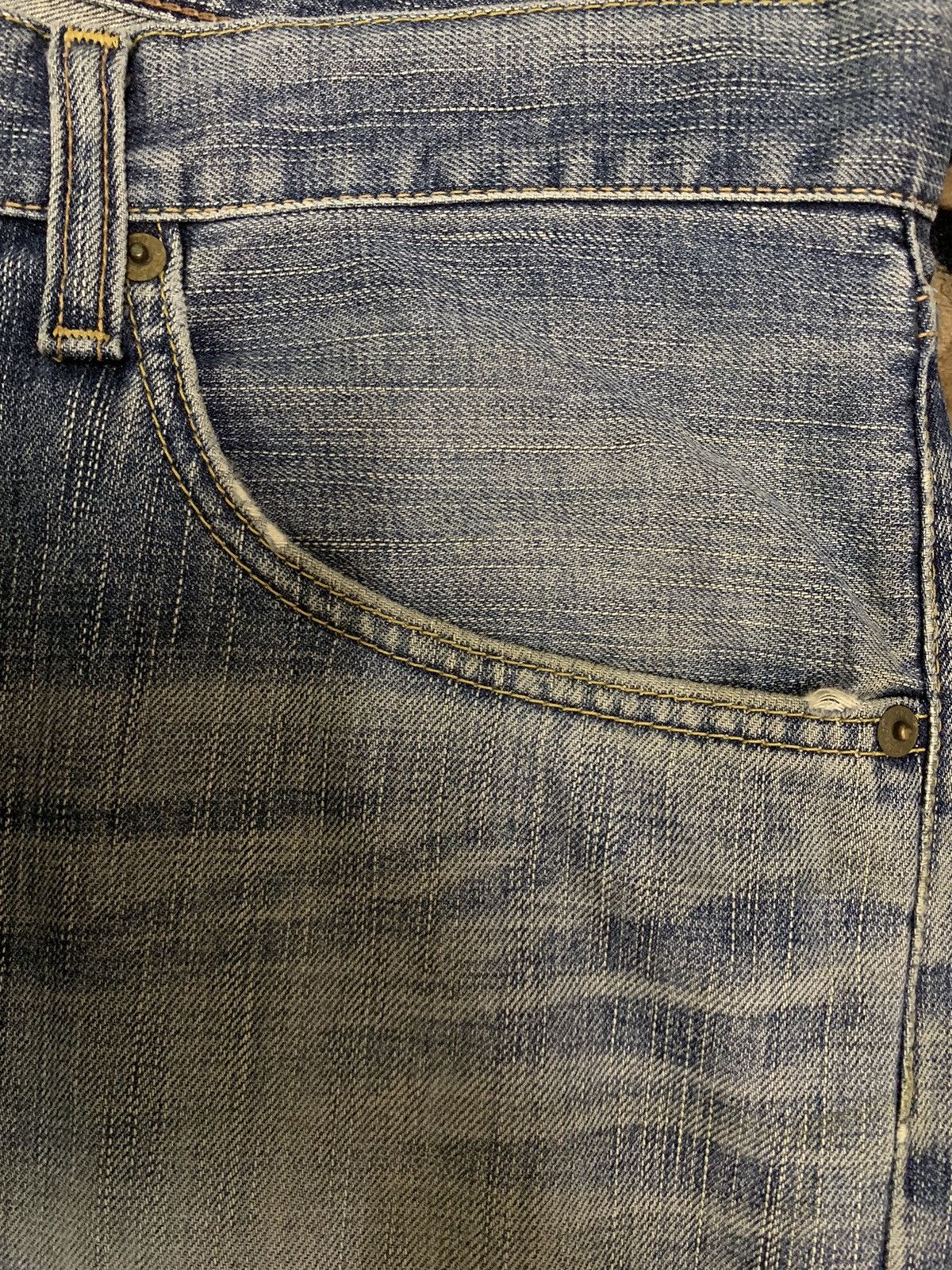 Edwin Vintage Y2K Edwin 503Z Rusty Mud Wash Baggy Jeans Size US 36 / EU 52 - 6 Thumbnail
