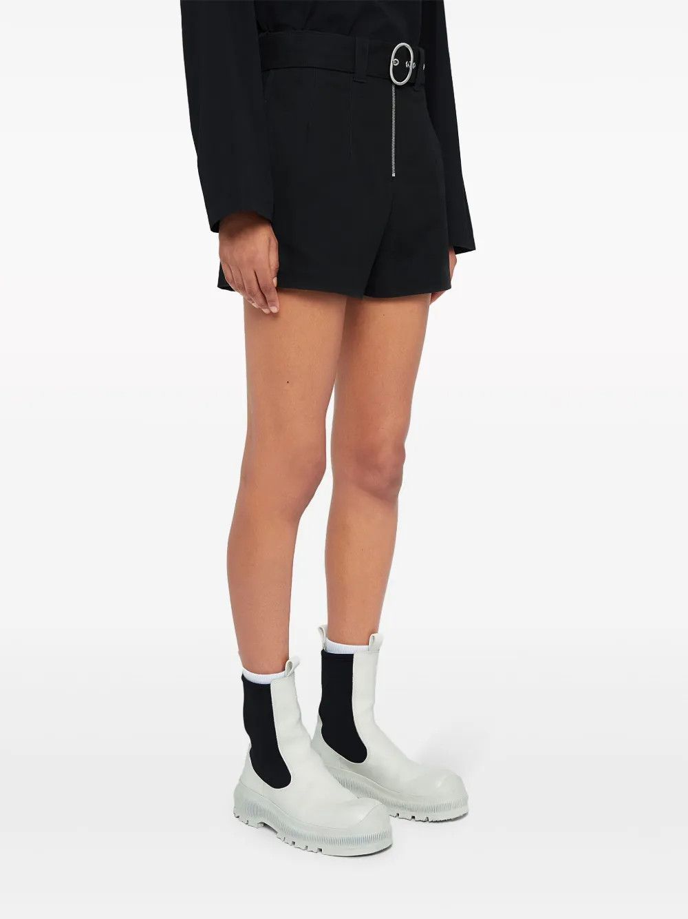 Jil Sander o1w1db10825 Denim Shorts in Black Size 28" / US 6 / IT 42 - 4 Thumbnail