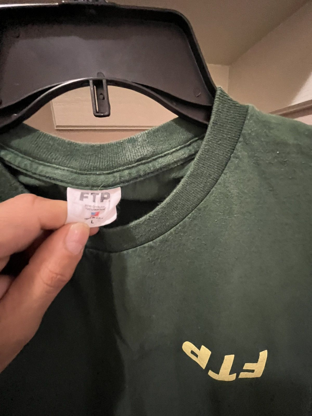 Fuck The Population FTP Slap Logo Tee (green) Size US L / EU 52-54 / 3 - 3 Thumbnail