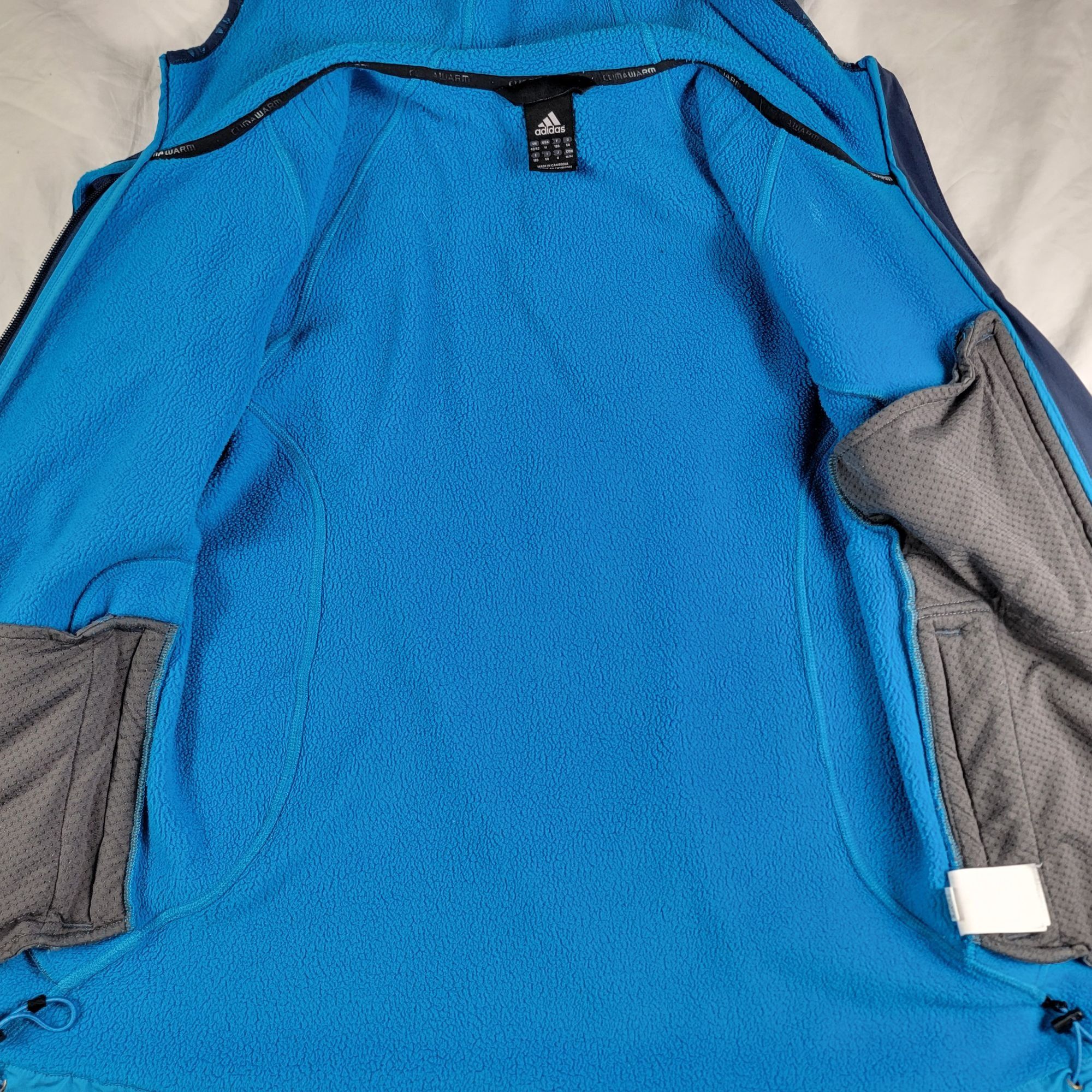 Adidas Adidas Adults Medium Blue Track Sweater Casual Outdoors Athl Size US M / EU 48-50 / 2 - 3 Thumbnail