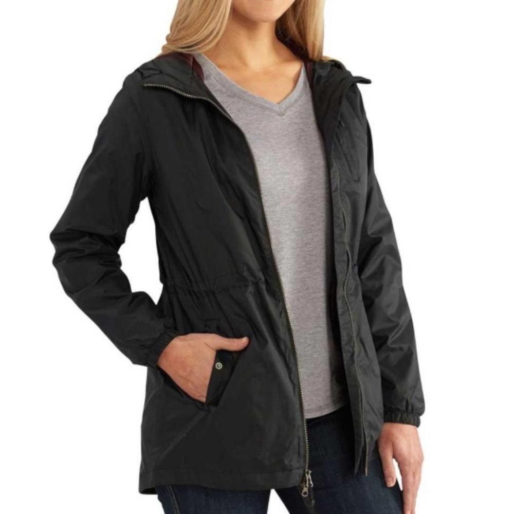 Carhartt Carhartt Black NWT Women's Rockford Rain Jacket Size XS / US 0-2 / IT 36-38 - 2 Thumbnail