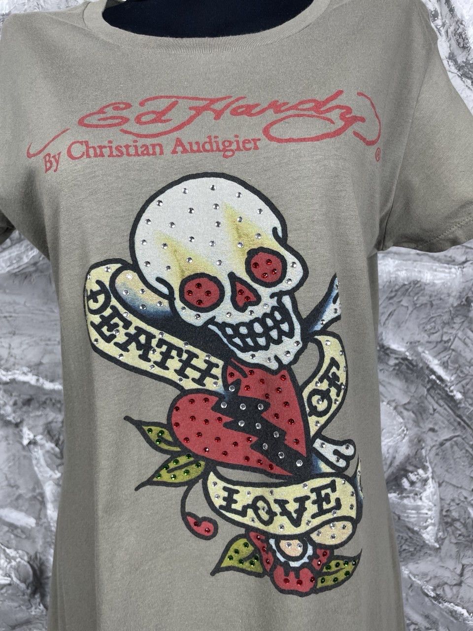 Ed Hardy Ed Hardy Full tattoo Print Faded Y2K Long T-shirt Dress Size M / US 6-8 / IT 42-44 - 5 Thumbnail