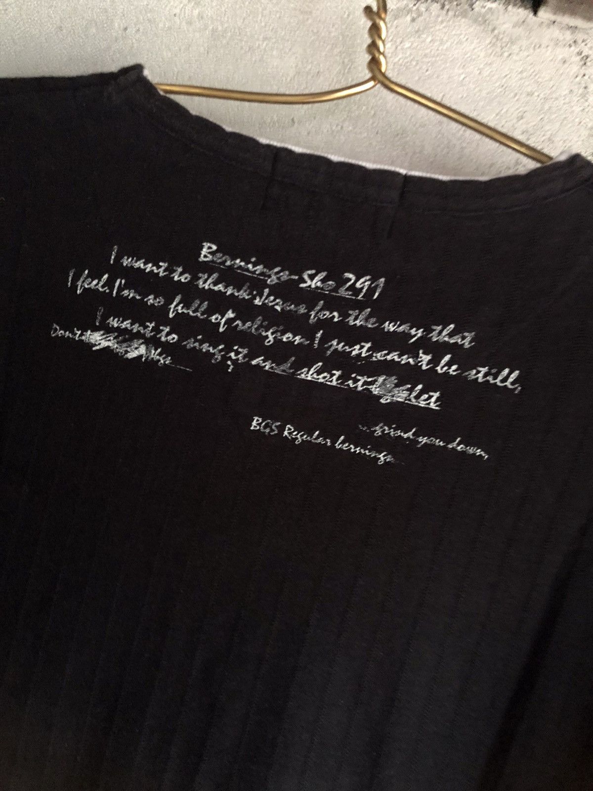 If Six Was Nine × Japanese Brand × Le Grande Bleu (L.G.B.) Berning sho Poem Goth Punk tshirt Size US L / EU 52-54 / 3 - 4 Thumbnail
