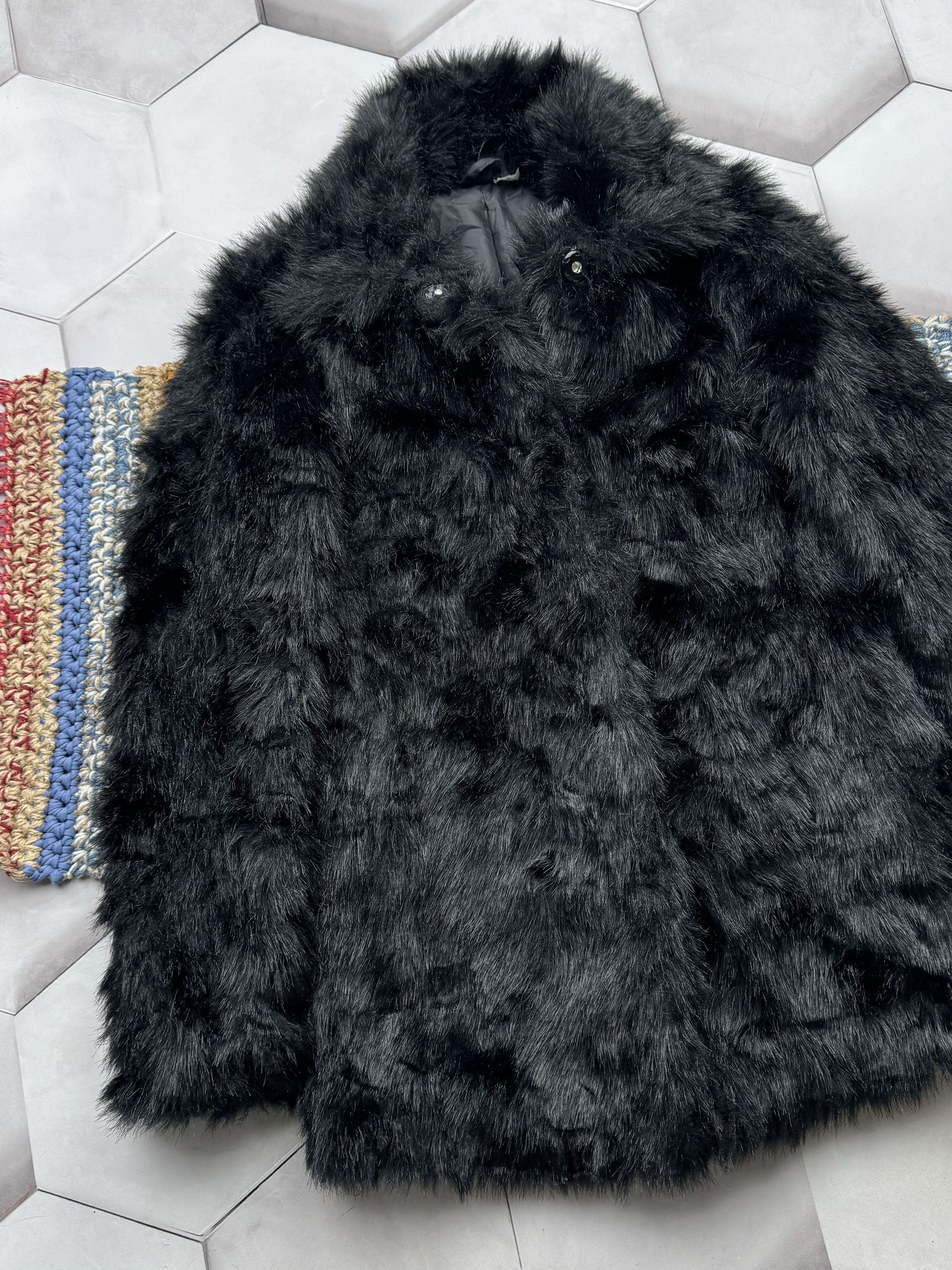 Japanese Brand Vintage Faux Fur Coat (E4) Size S / US 4 / IT 40 - 2 Thumbnail