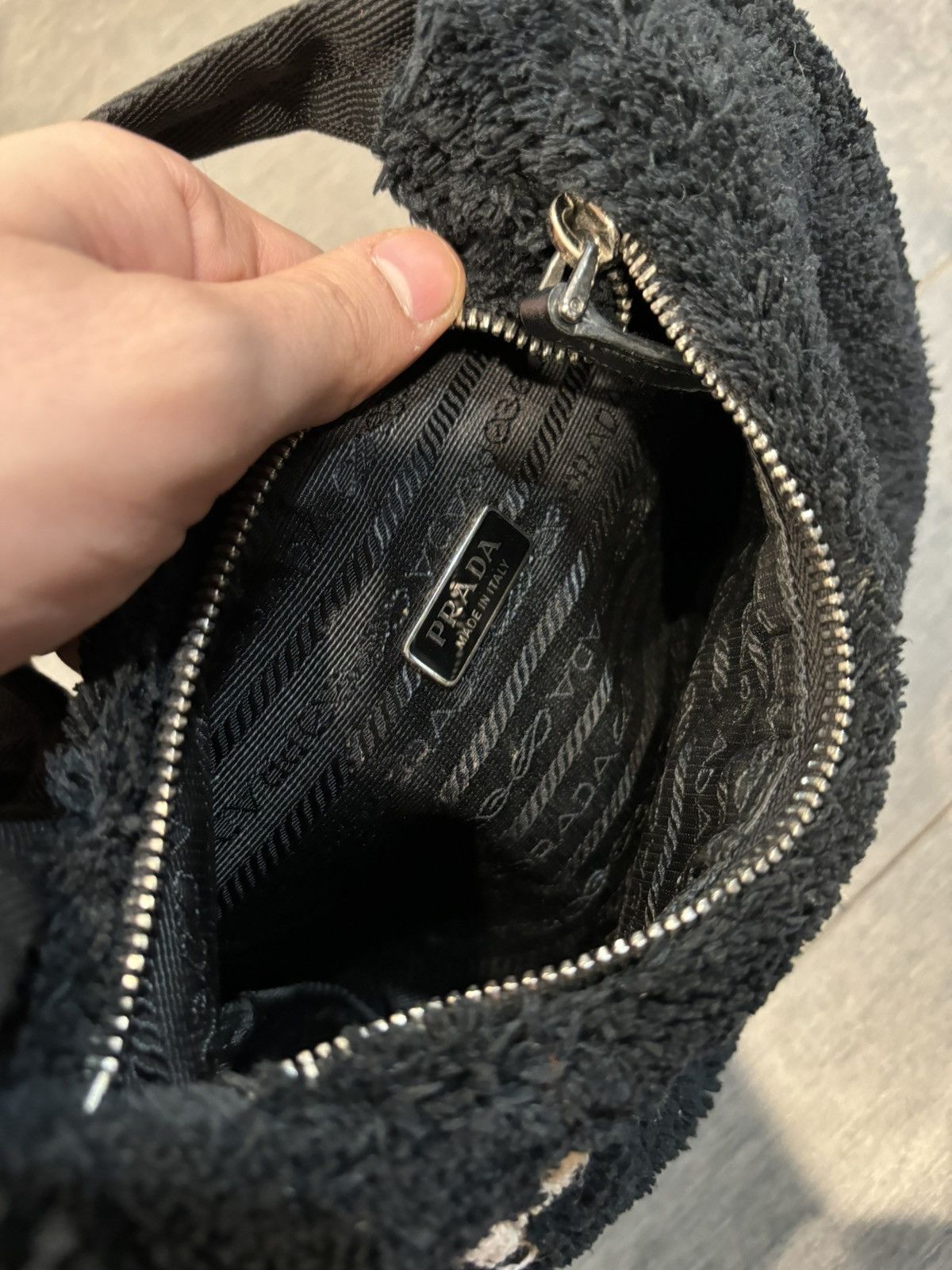 Prada Prada mini terry bag Size ONE SIZE - 4 Thumbnail