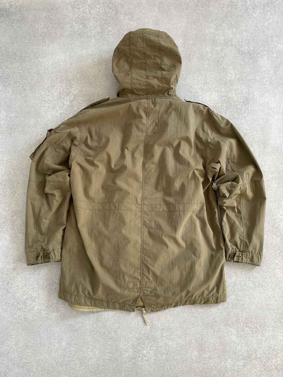 Gap Vintage GAP Military Fur Lined Fishtail Parka Jacket Coat Size US L / EU 52-54 / 3 - 18 Thumbnail