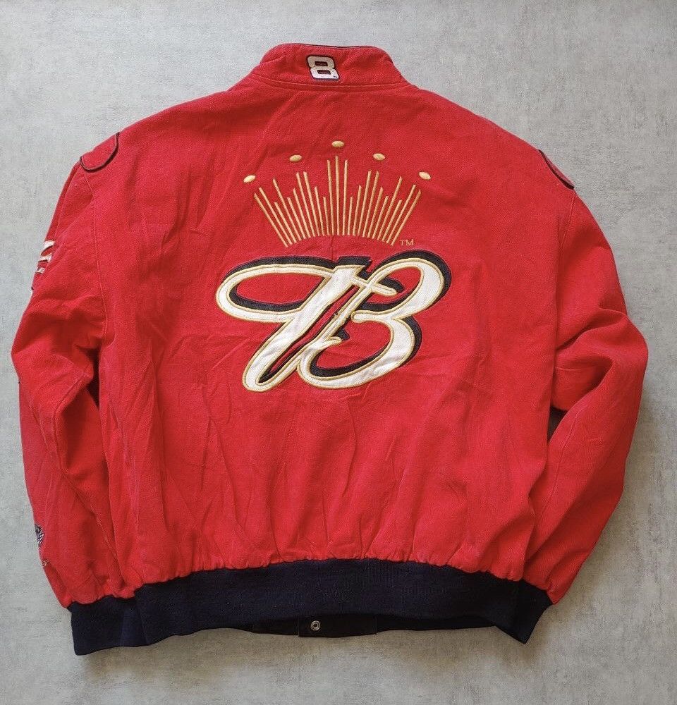 Chase Authentics Jh design Dale Earnhardt red Budweiser jacket Size US M / EU 48-50 / 2 - 2 Thumbnail