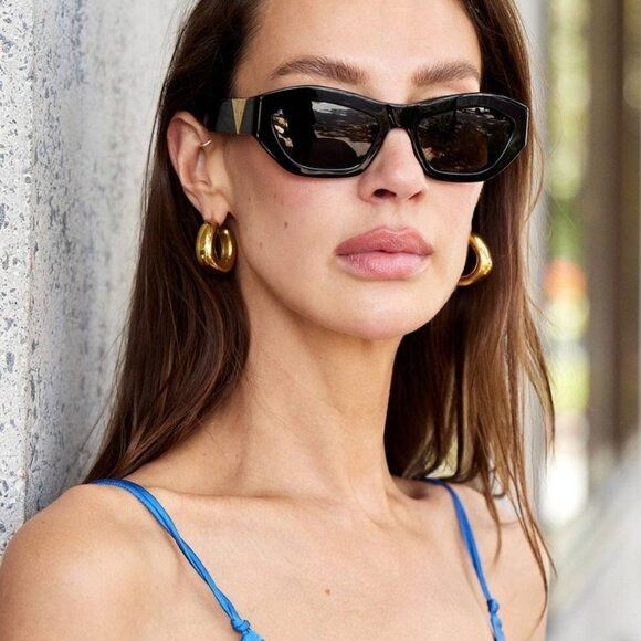 Bottega Veneta 🕶️ New Bottega Veneta BV1221S 001 Sunglasses - Black Frame Size ONE SIZE - 3 Thumbnail