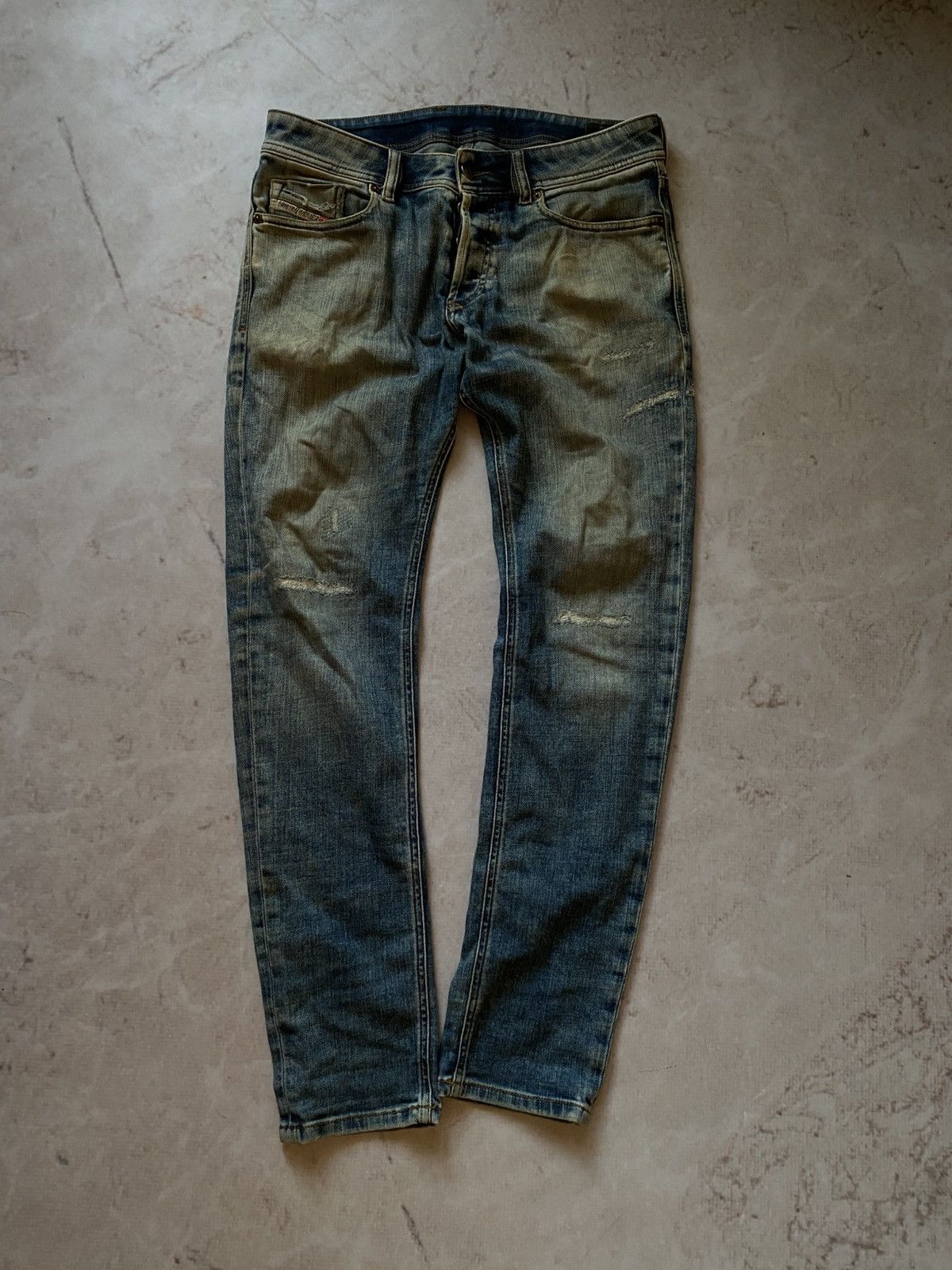 Diesel × Faded Glory Diesel Vintage Faded Denim Skinny Pants Avant Garde style Size US 31 - 1 Thumbnail